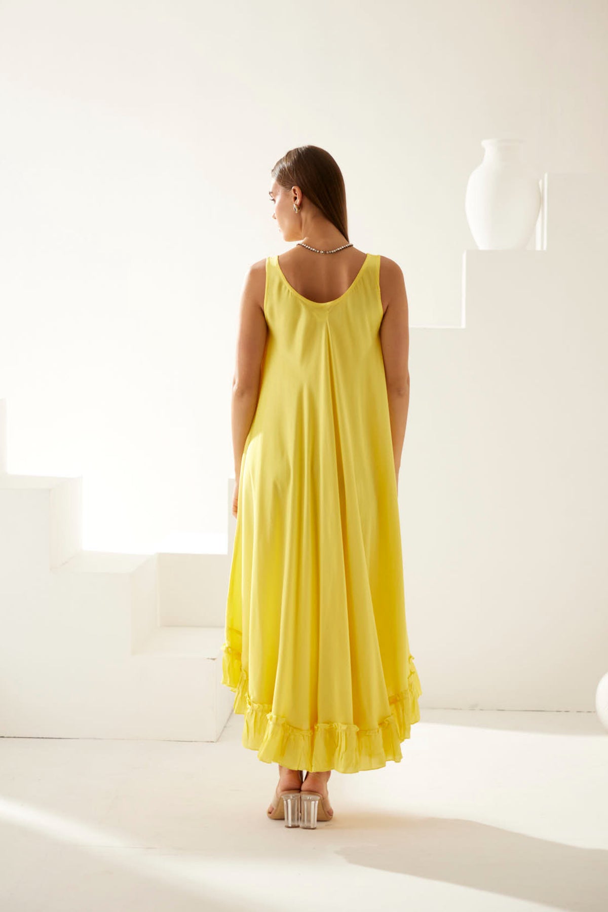 Yellow Midi Dress