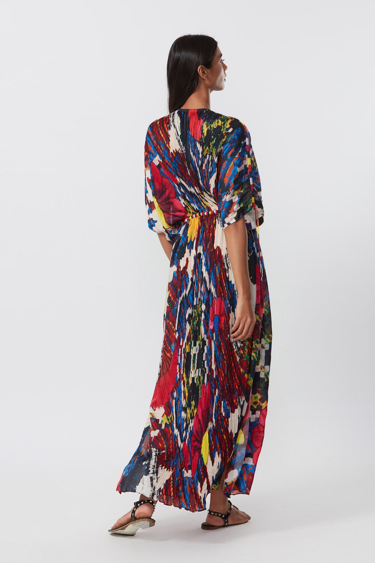 Printed Slit Kaftan