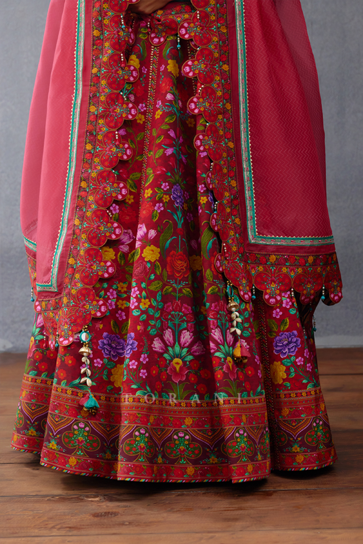 Dil Surkh Eedha Lehenga Set