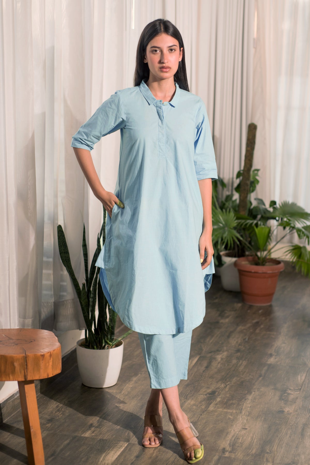 Blue Tunic With Pant