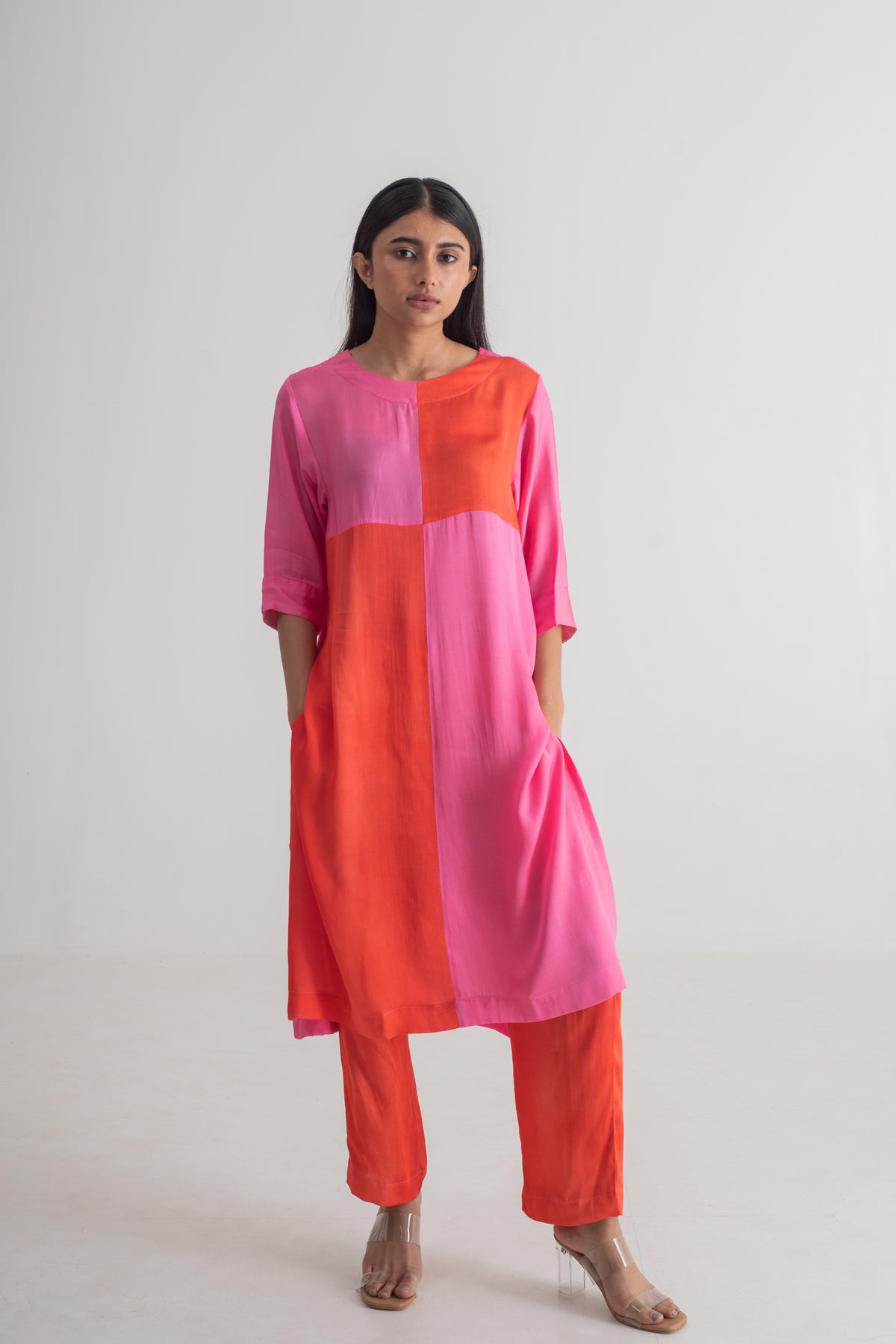 Multicolour Kurta Set