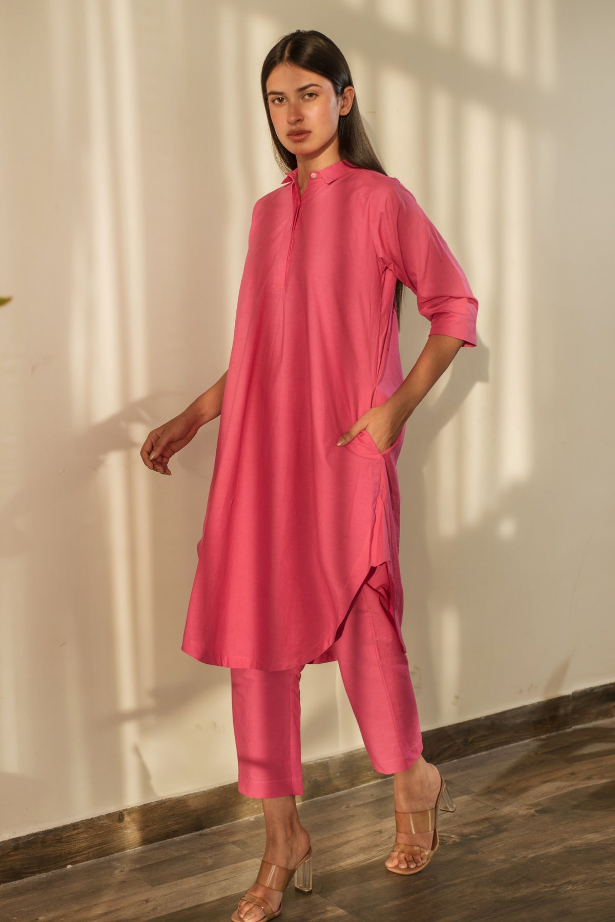 Rani Pink Tunic With Pant