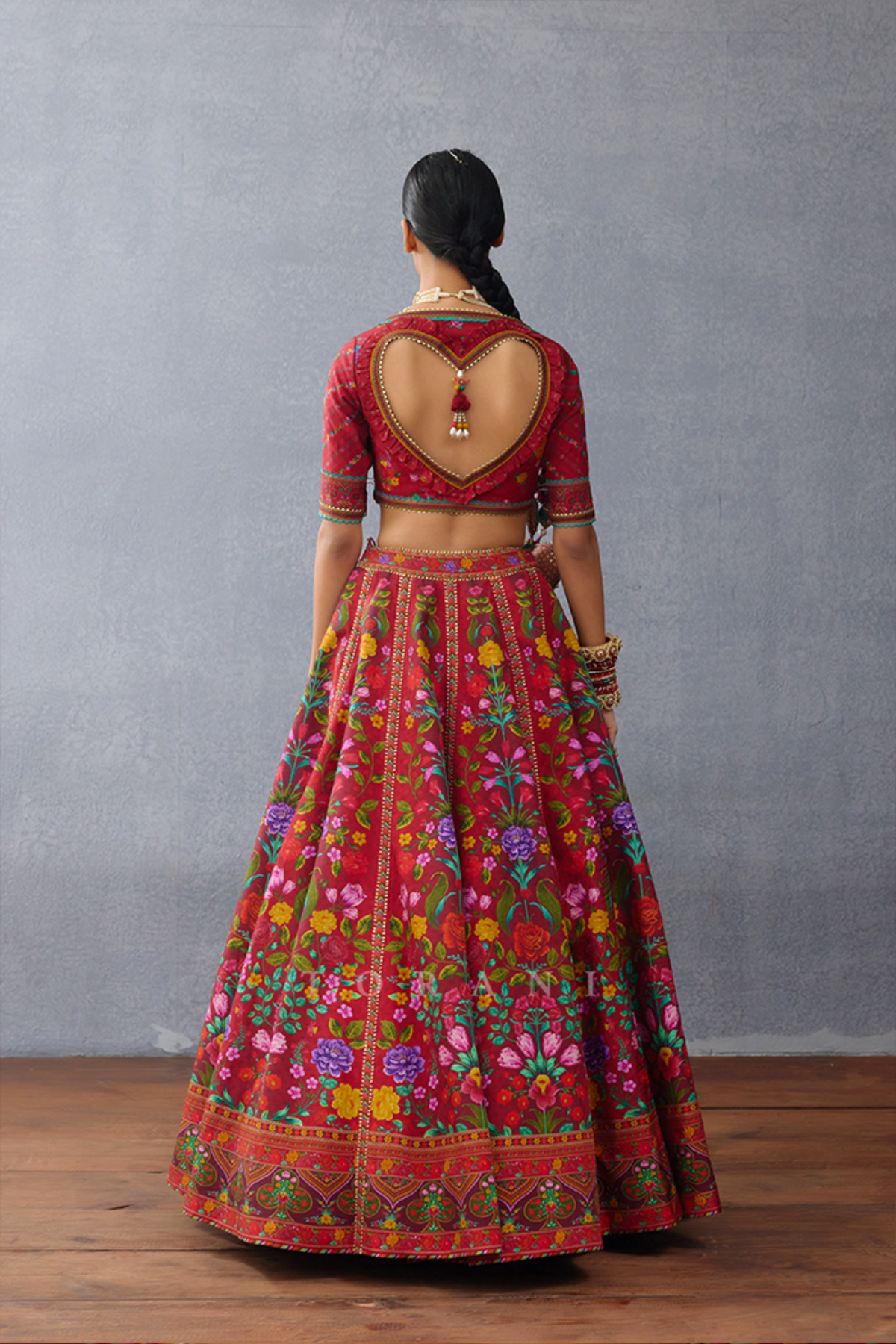 Dil Surkh Eedha Lehenga Set