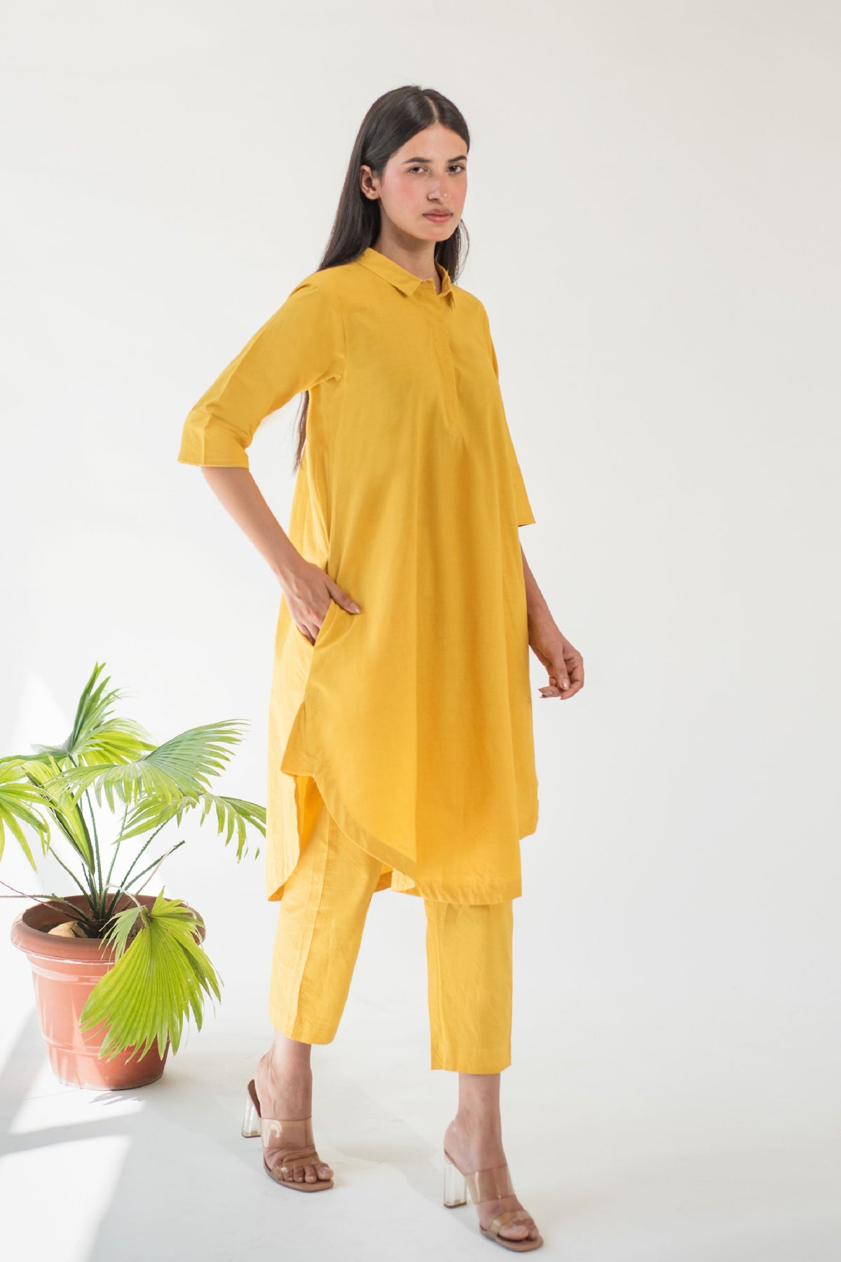 Yellow Tunic With Pant