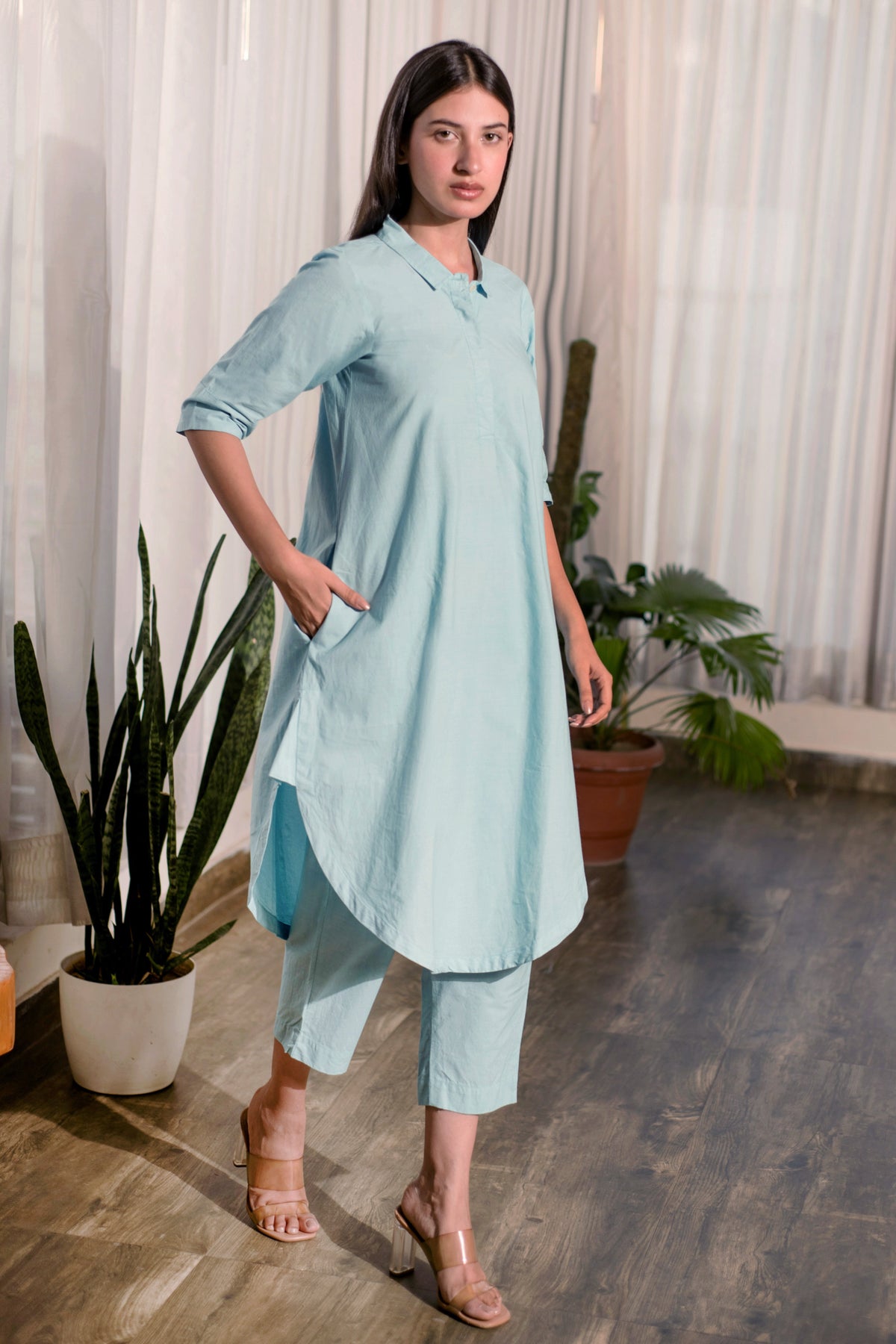 Blue Tunic With Pant