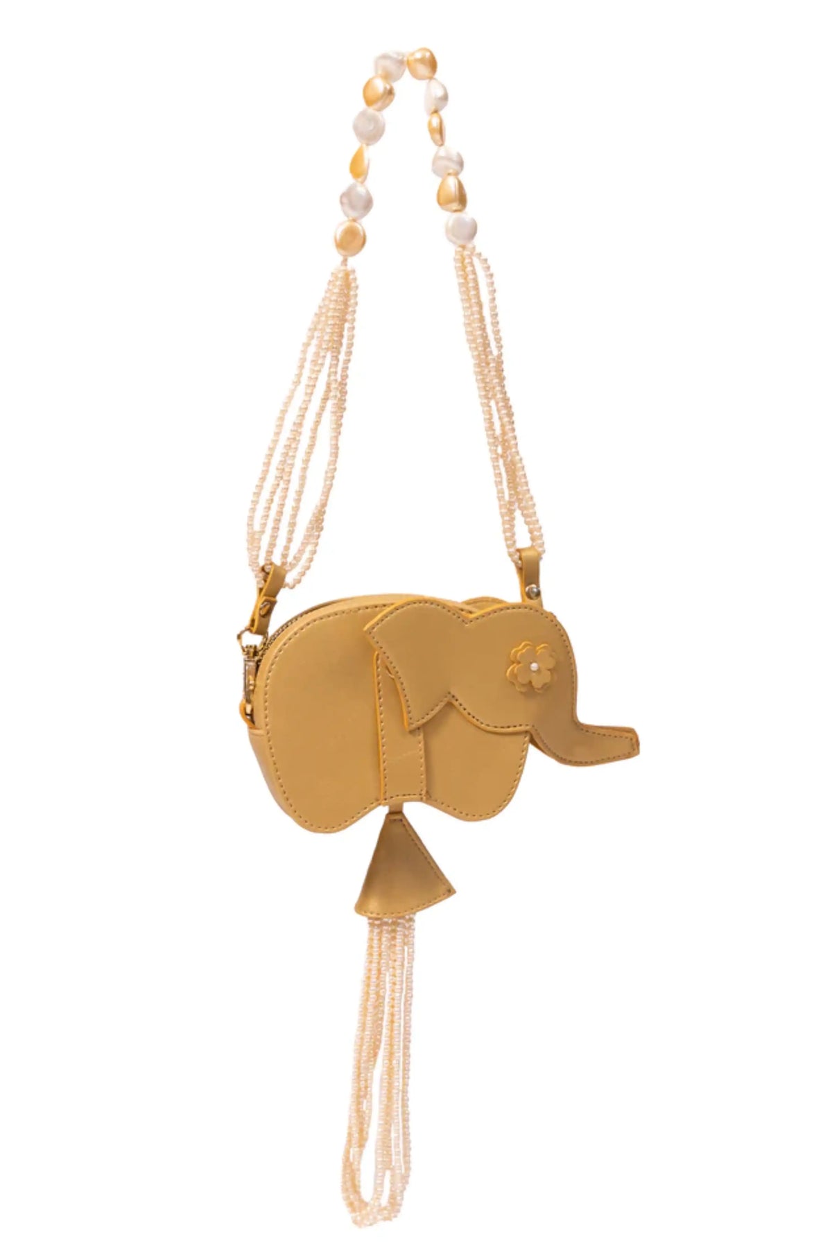 Sun Hera Golden Hathi Batua Bag