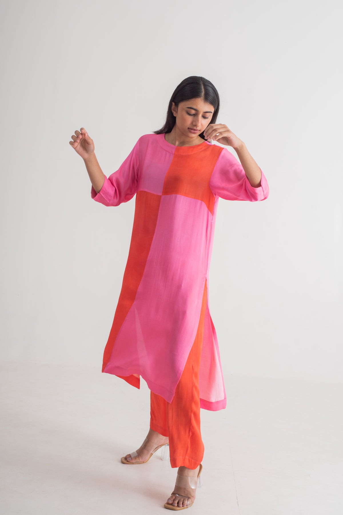 Multicolour Kurta Set