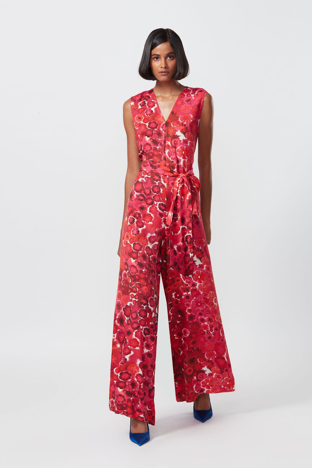 Floral Print Jumpsuit