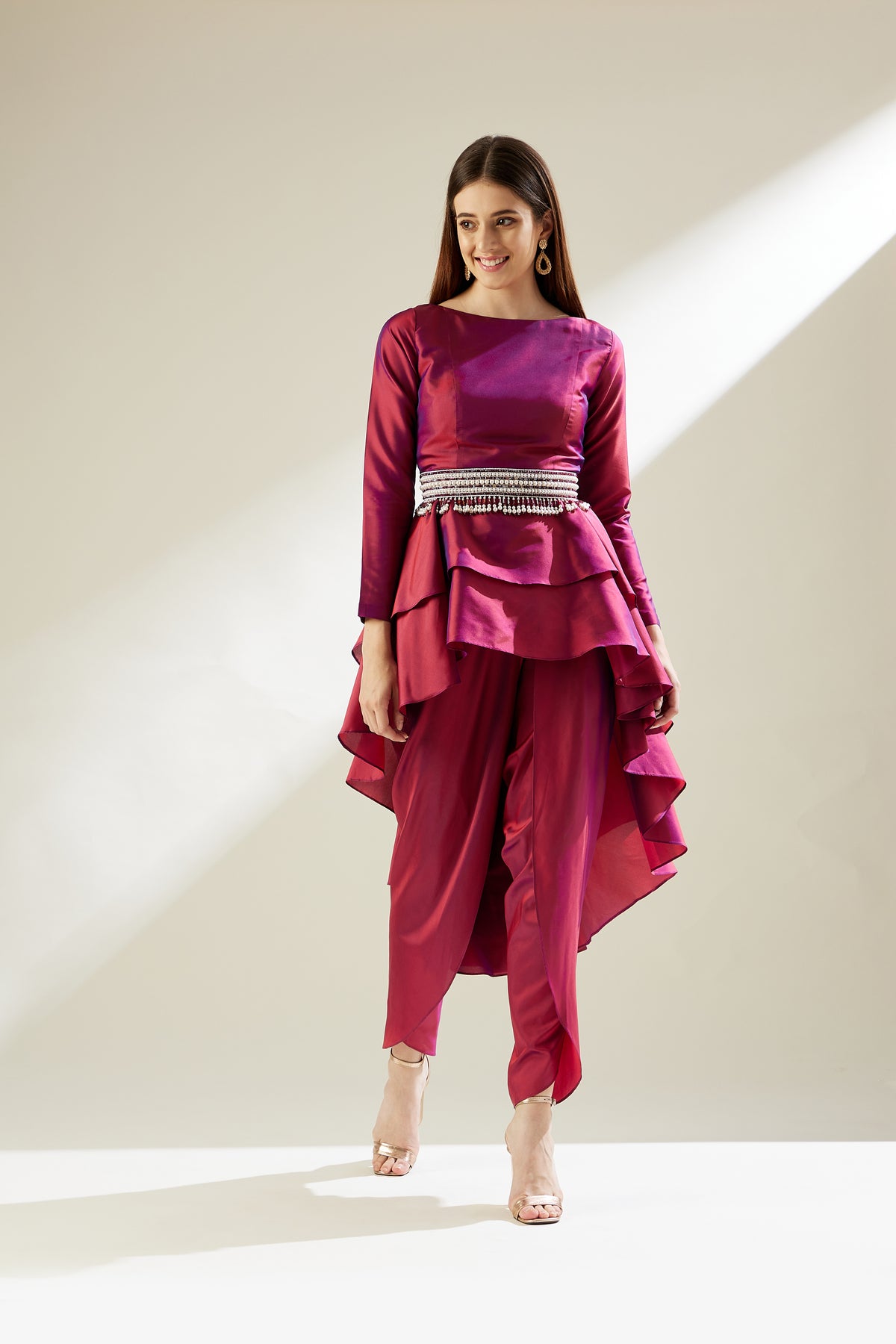 Fuchsia Tunic Set