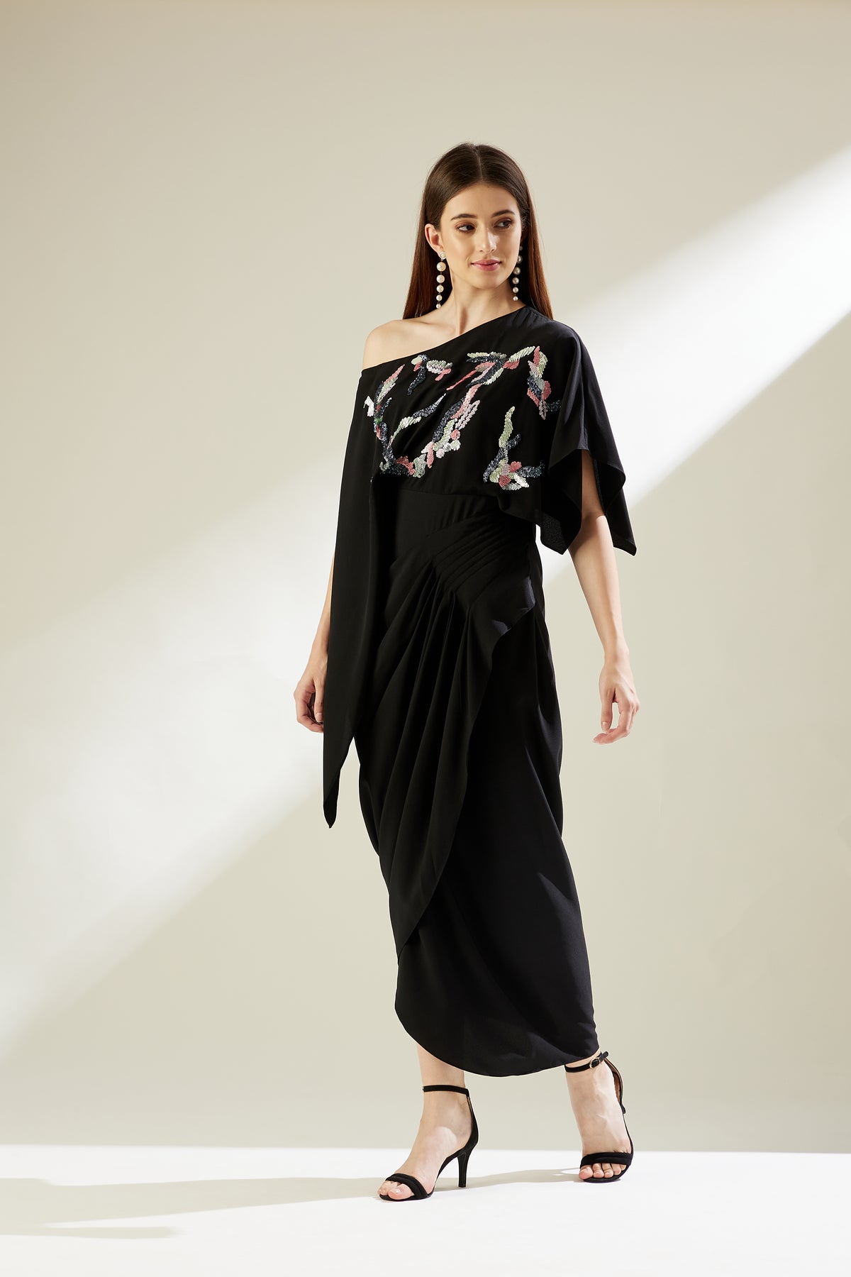 Star Cluster Drape Dress