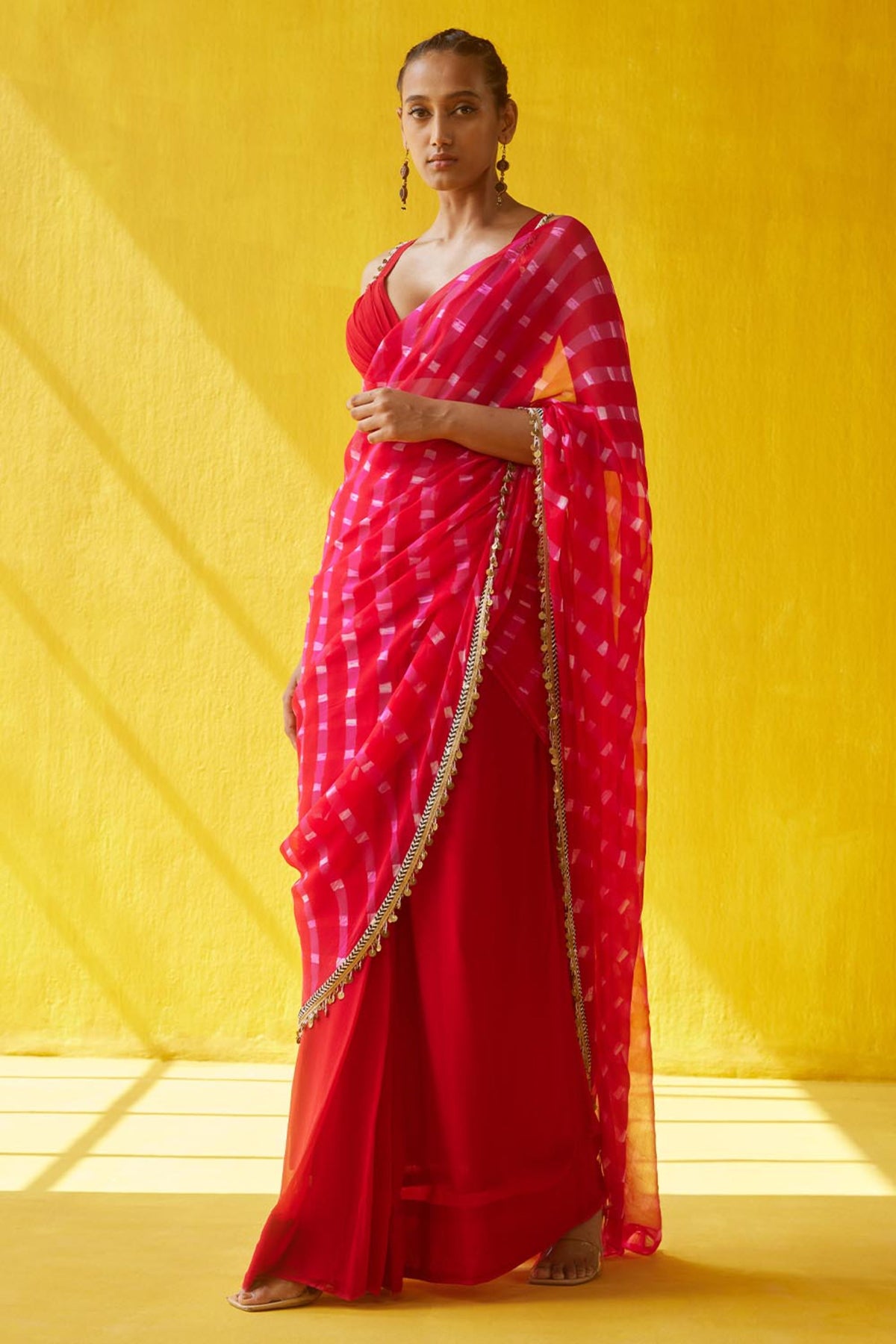 Gulnaar Pre Draped Saree