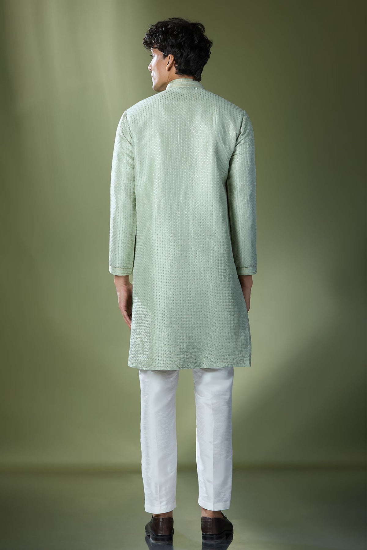 Pista Green Kurta Set