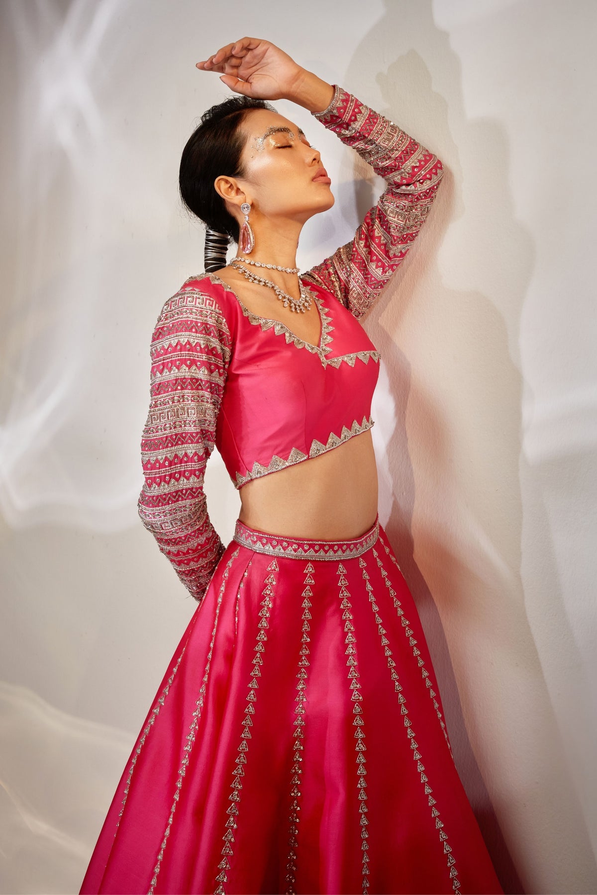 Pink Lehenga Set