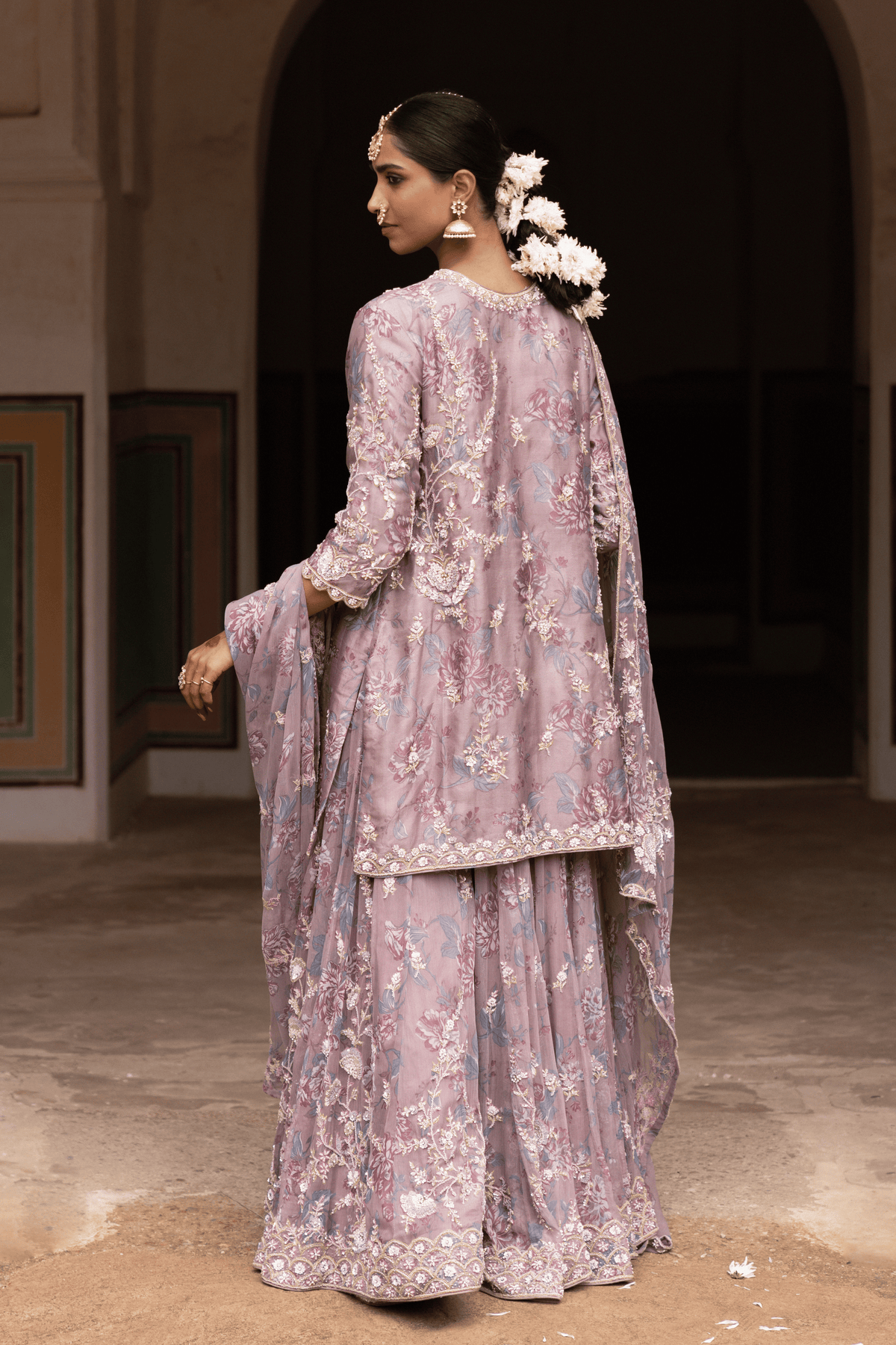 Ethereal Organza Layers Sharara Set