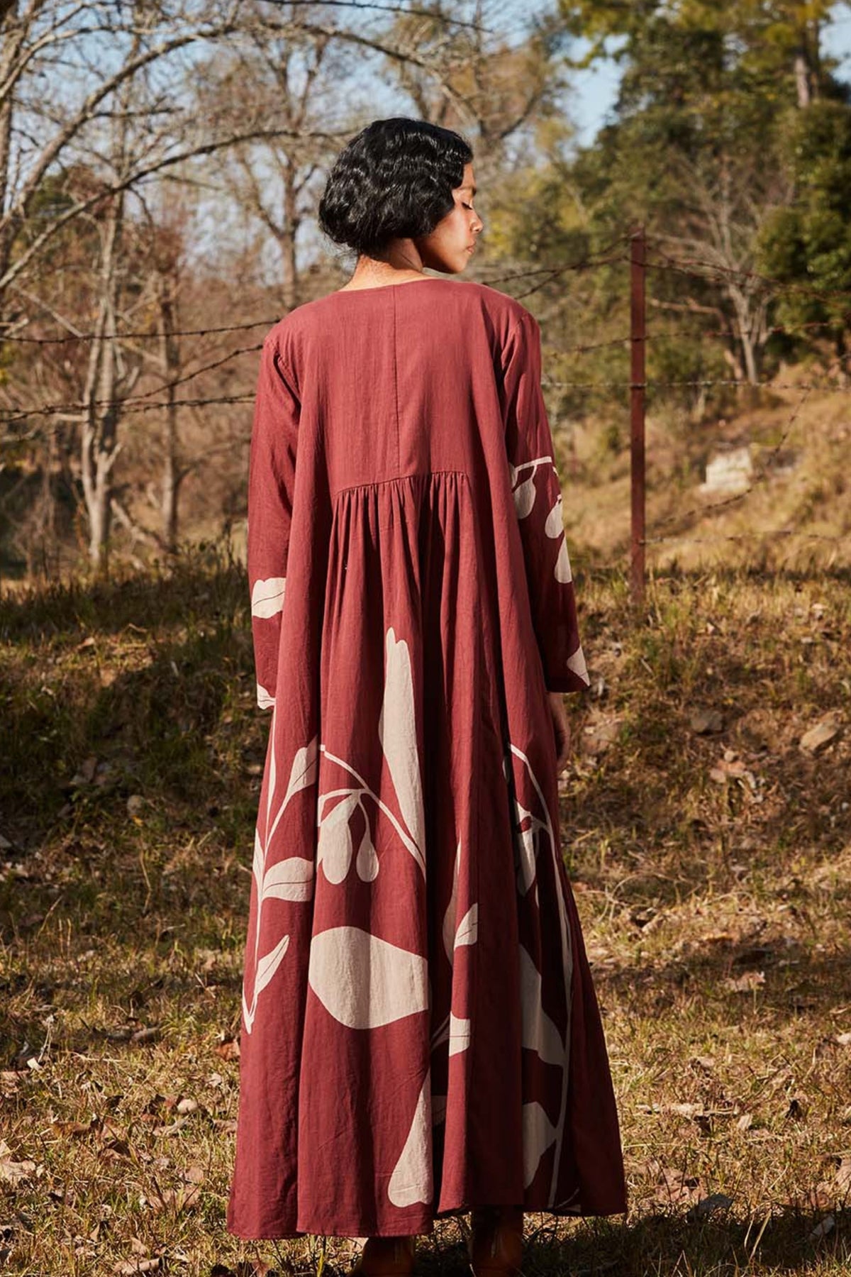 Cedar Floral Dress With Overlay