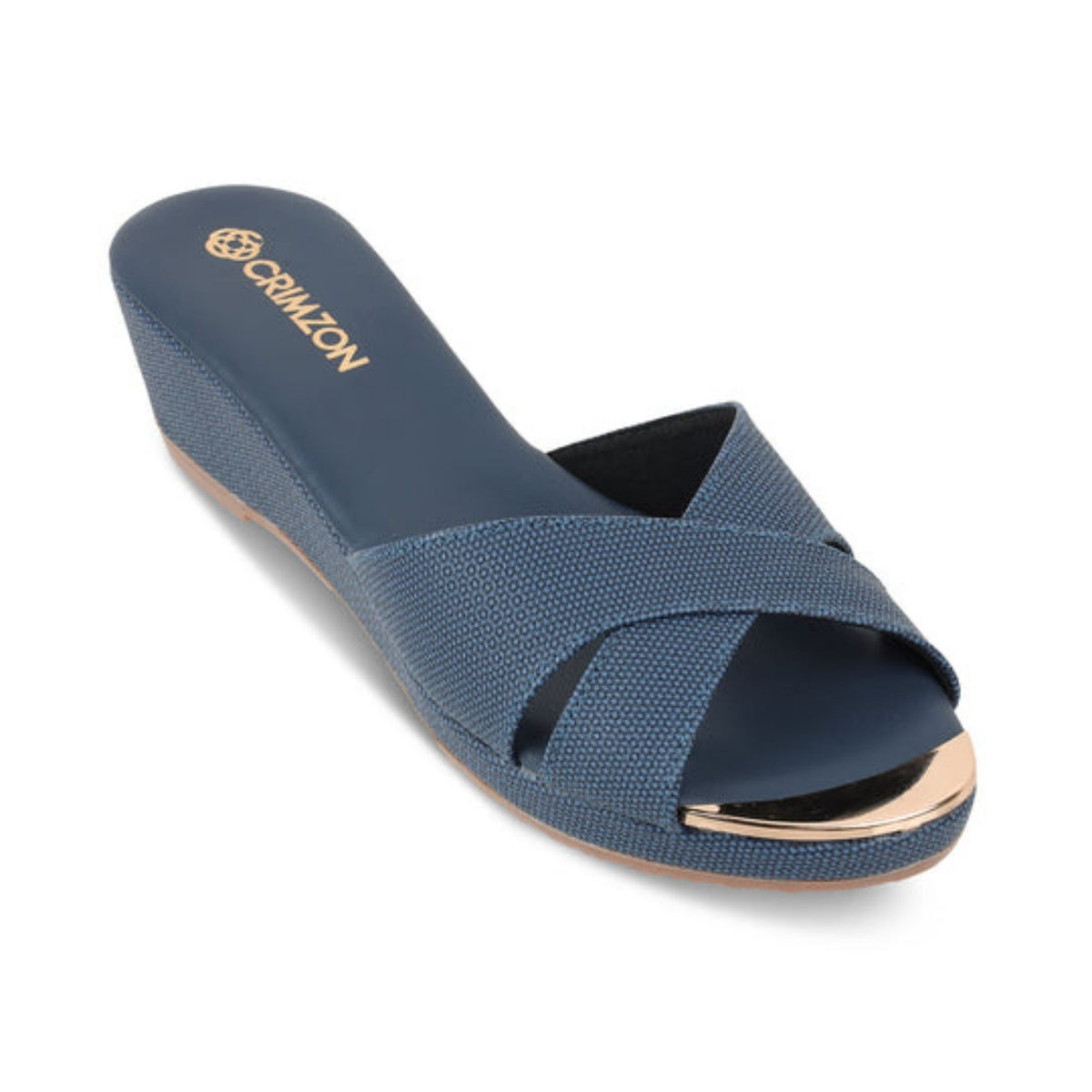 Aiyana Blue Wedges