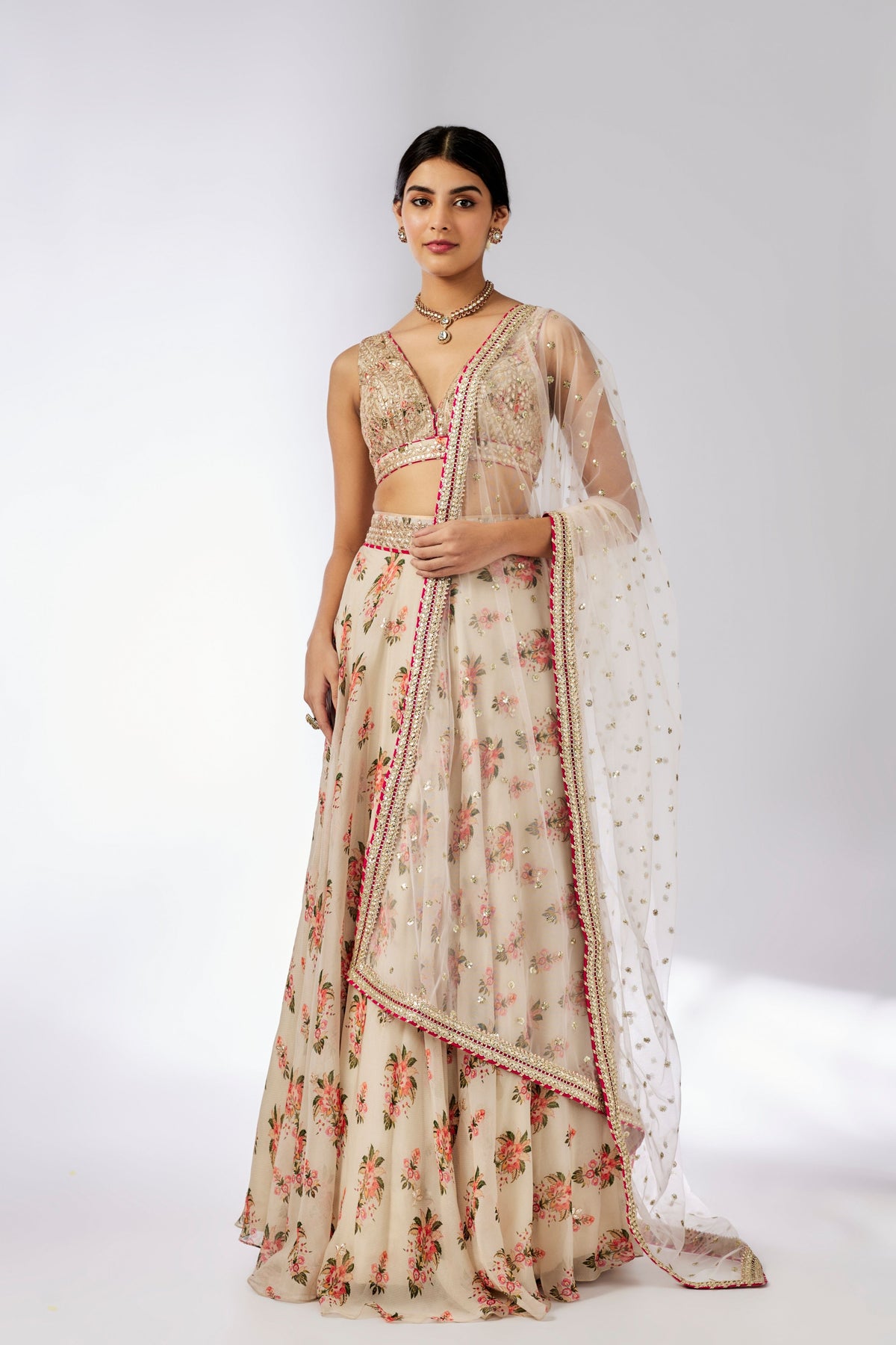 Ivory Esha Lehenga Set