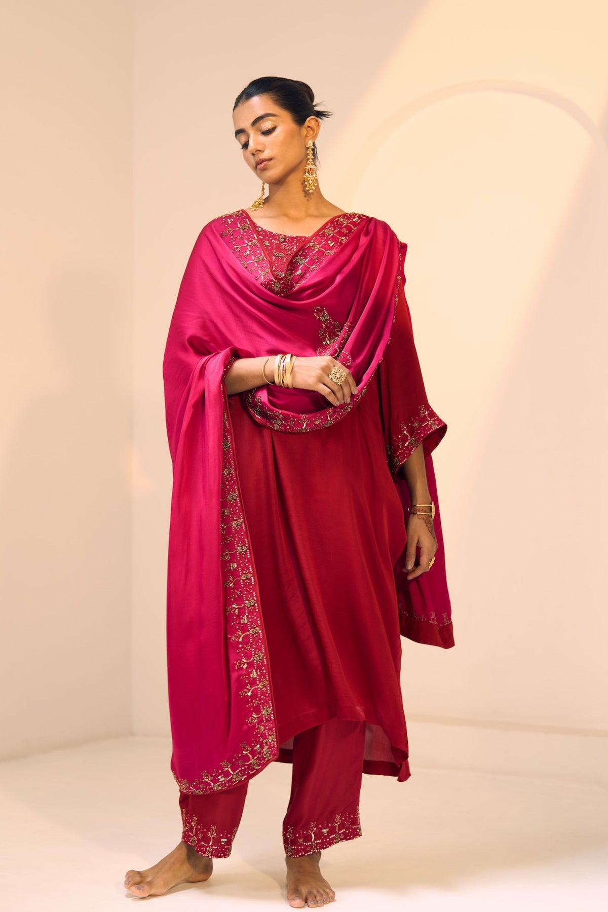 Pink Isha Dupatta