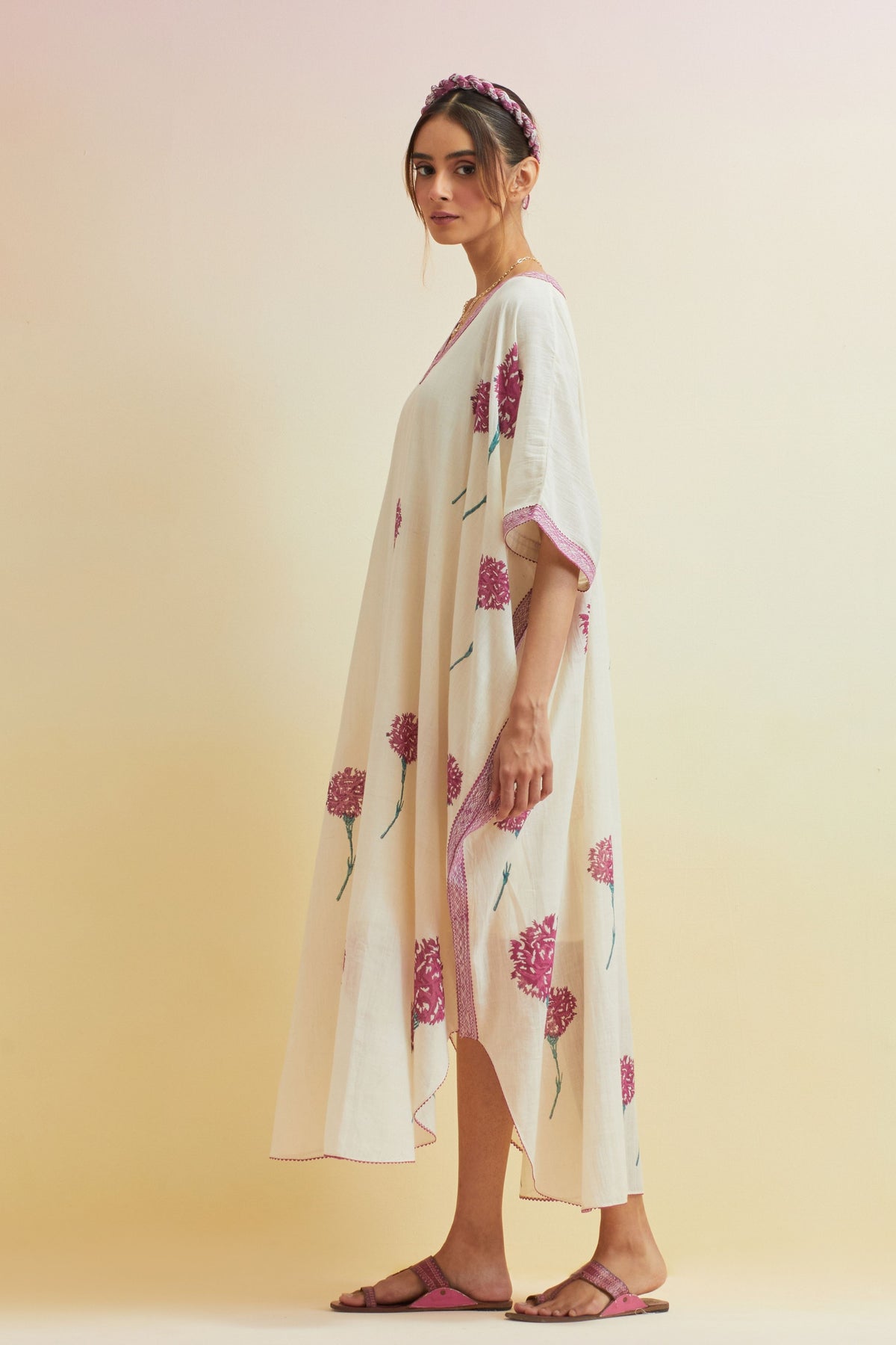 Off-white Kaftan Set