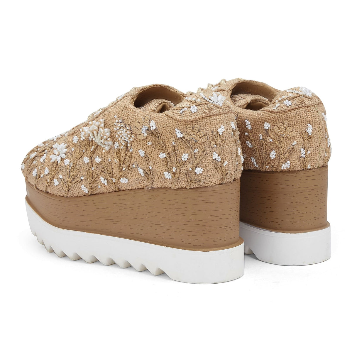 Dandelion Wedding Wedge Sneakers