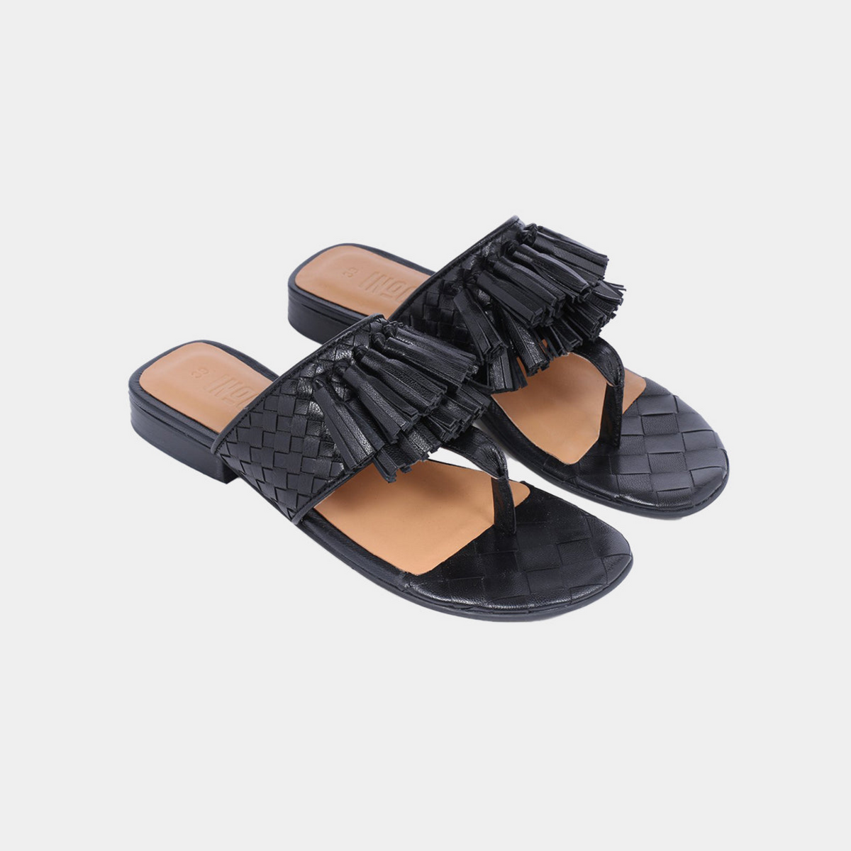 Black Livia Flats