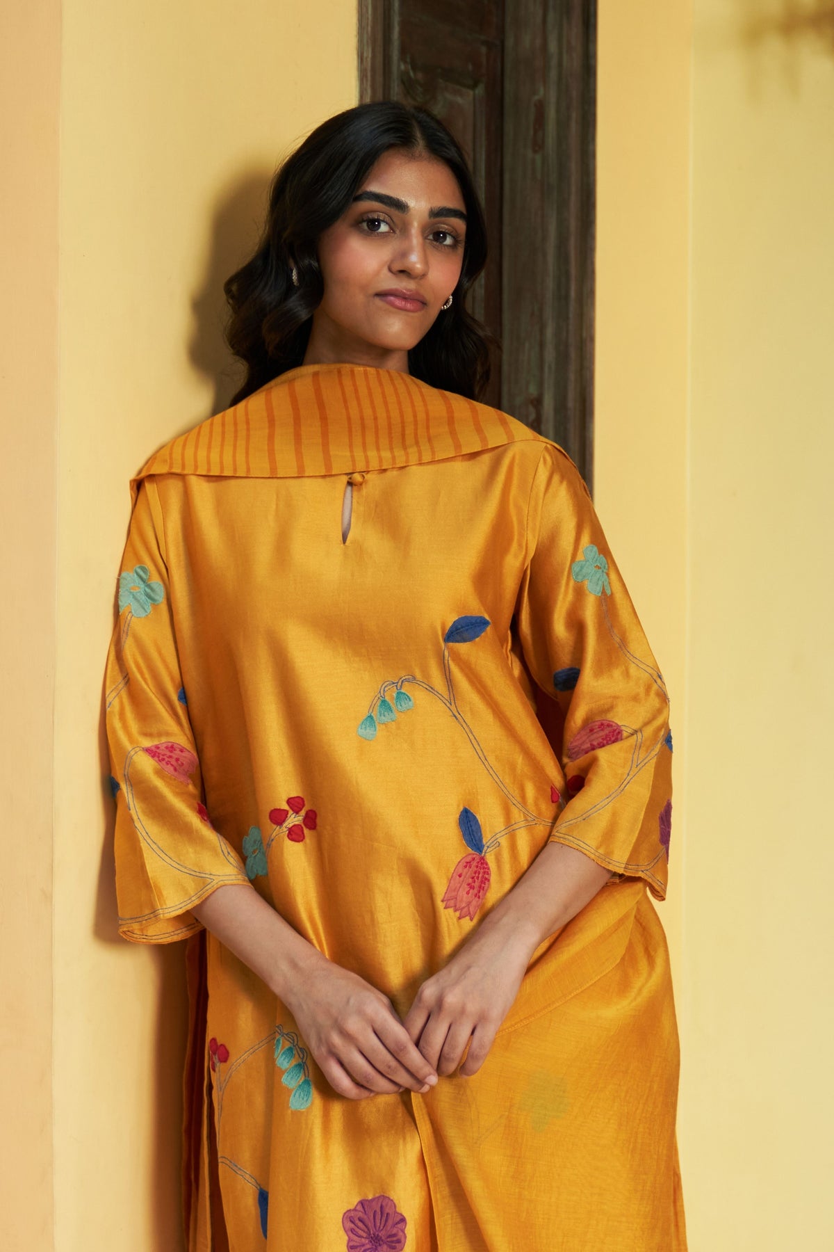 Amber Applique Kurta Set