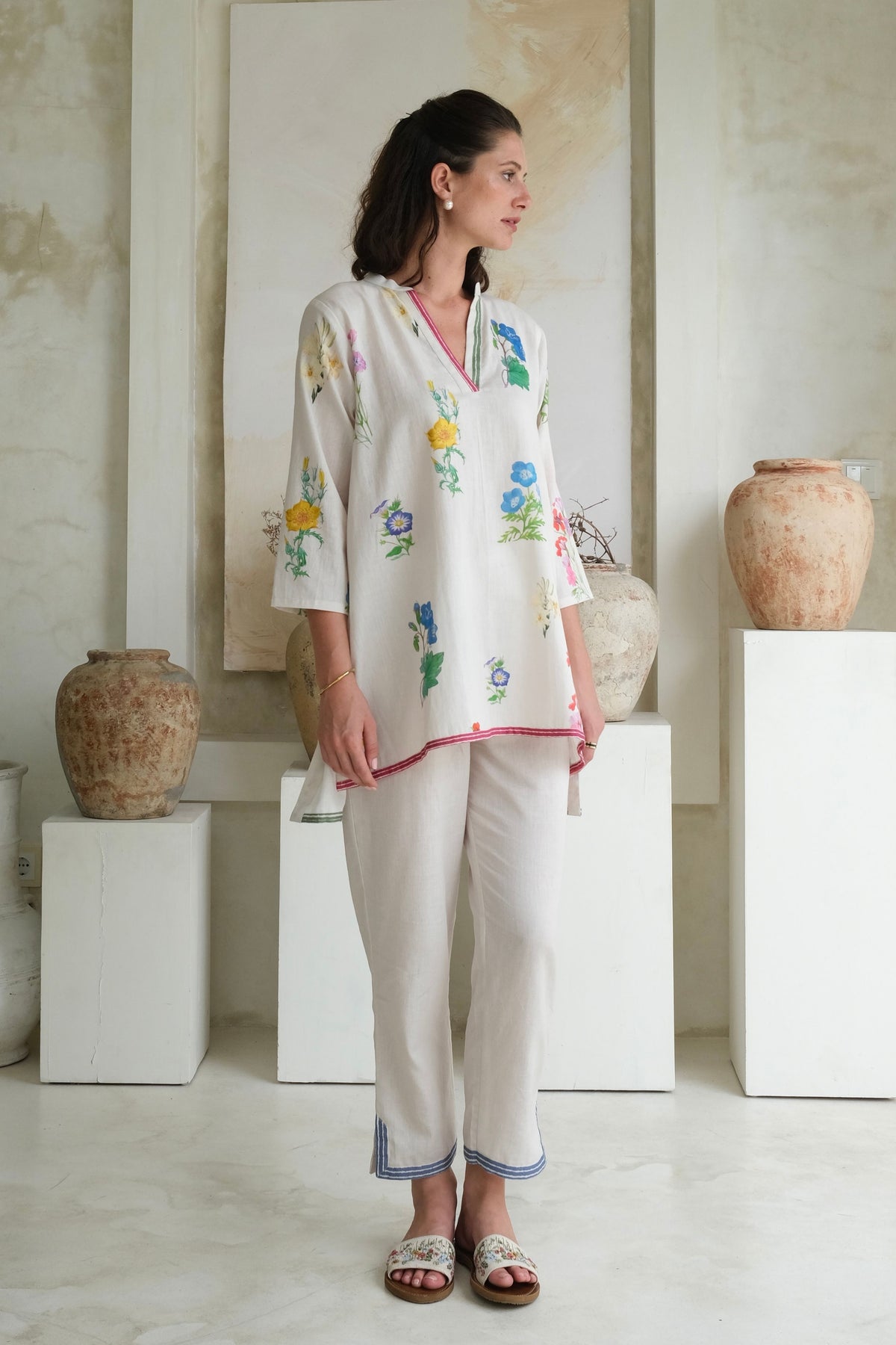 Marigold Ivory Tunic