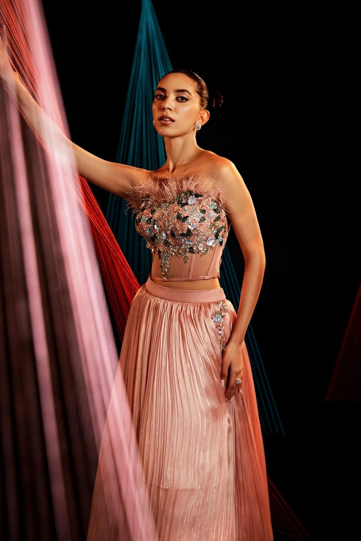 Blush Pink Lehenga Set