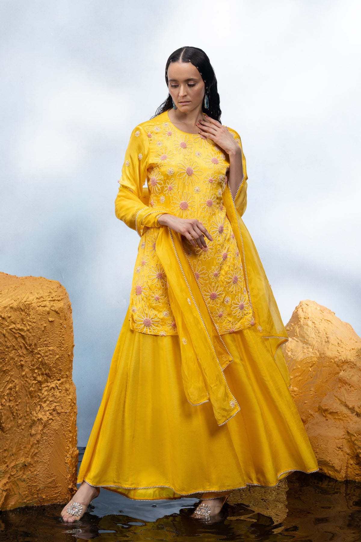 Sunny Daisies Sharara Set