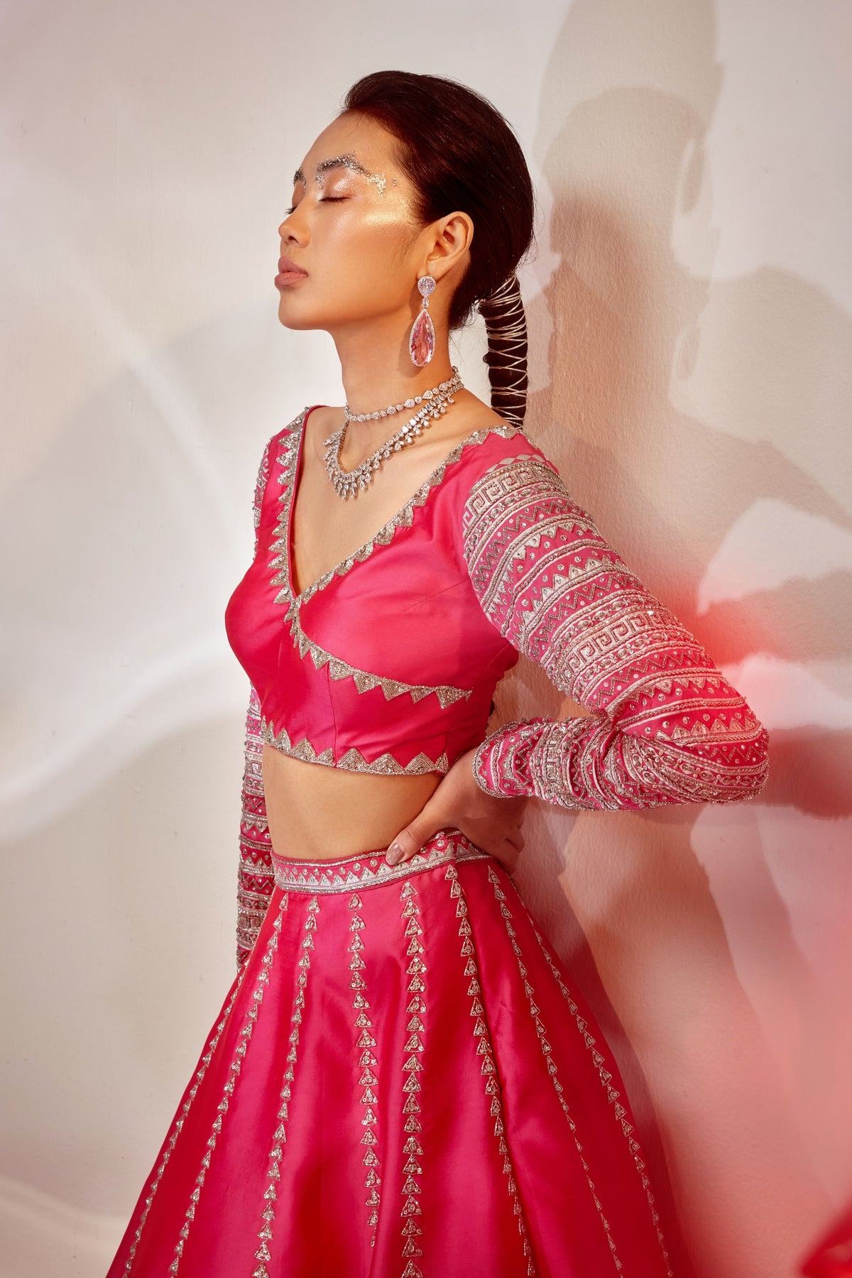 Pink Lehenga Set