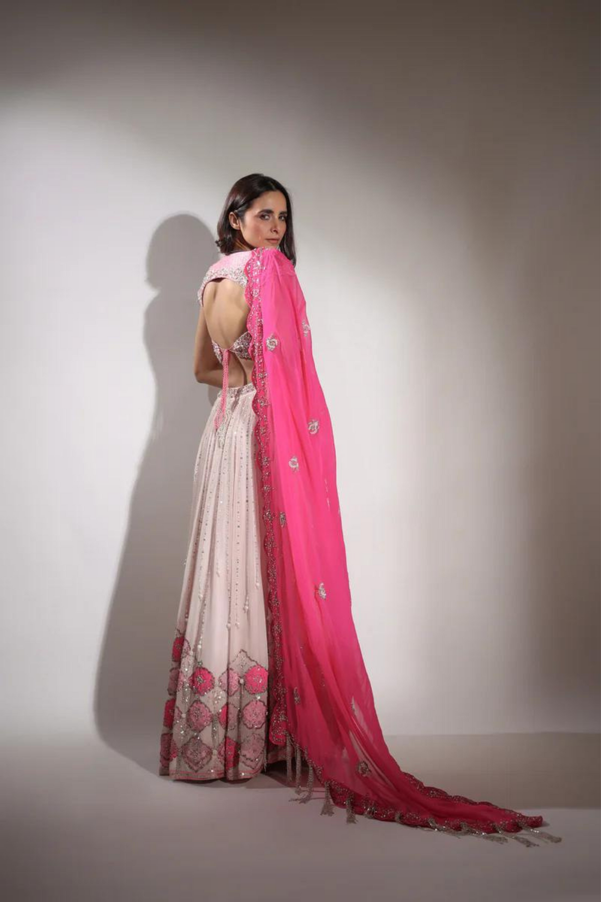 Sift Pink Lehenga Set