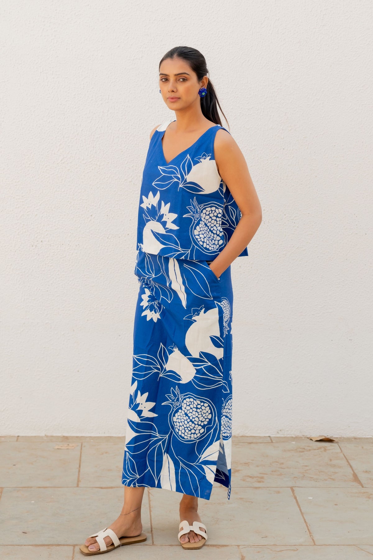 Blue Anaar Co-ord Set