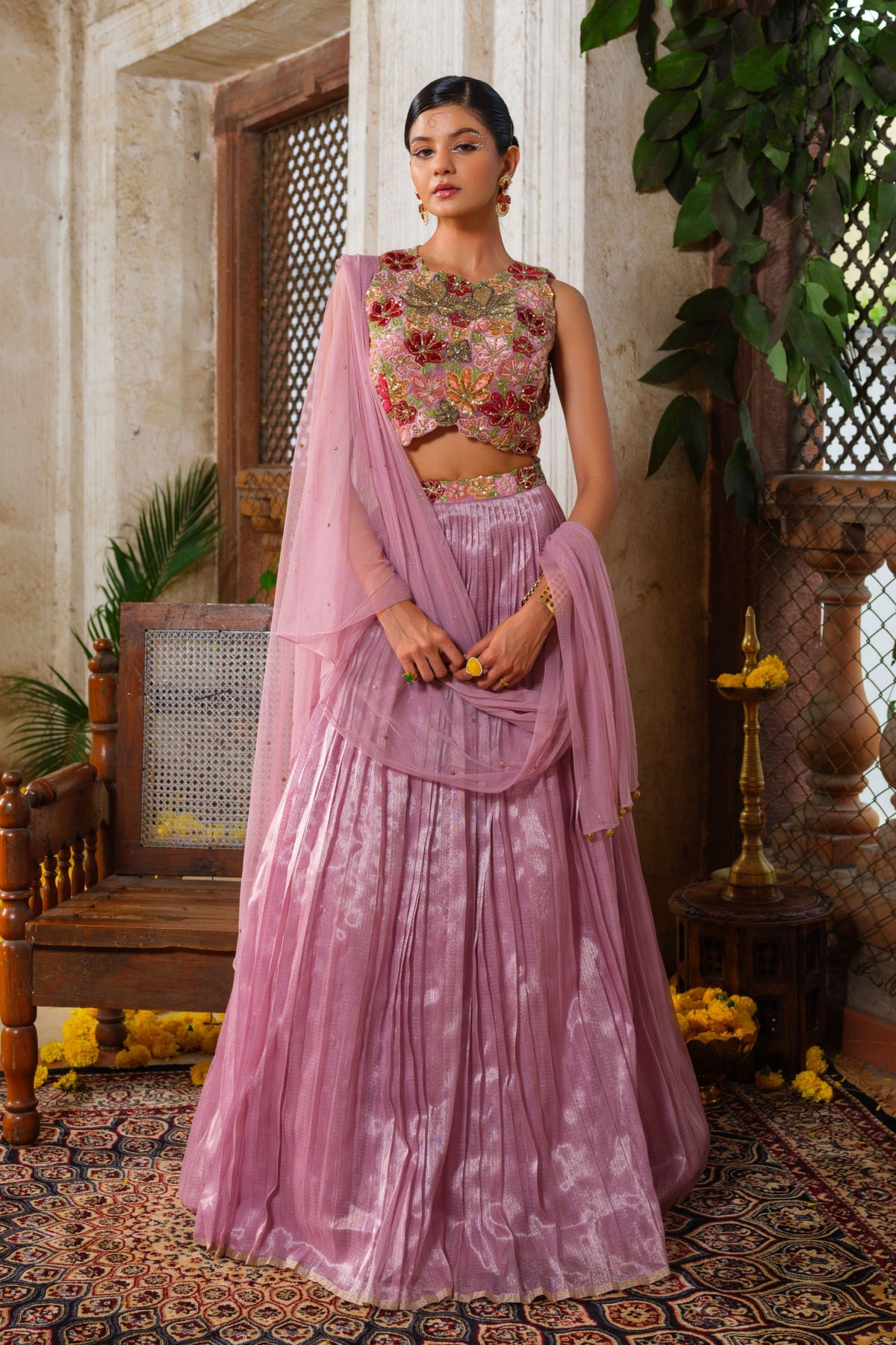 Tara Gulaal Lehenga Set