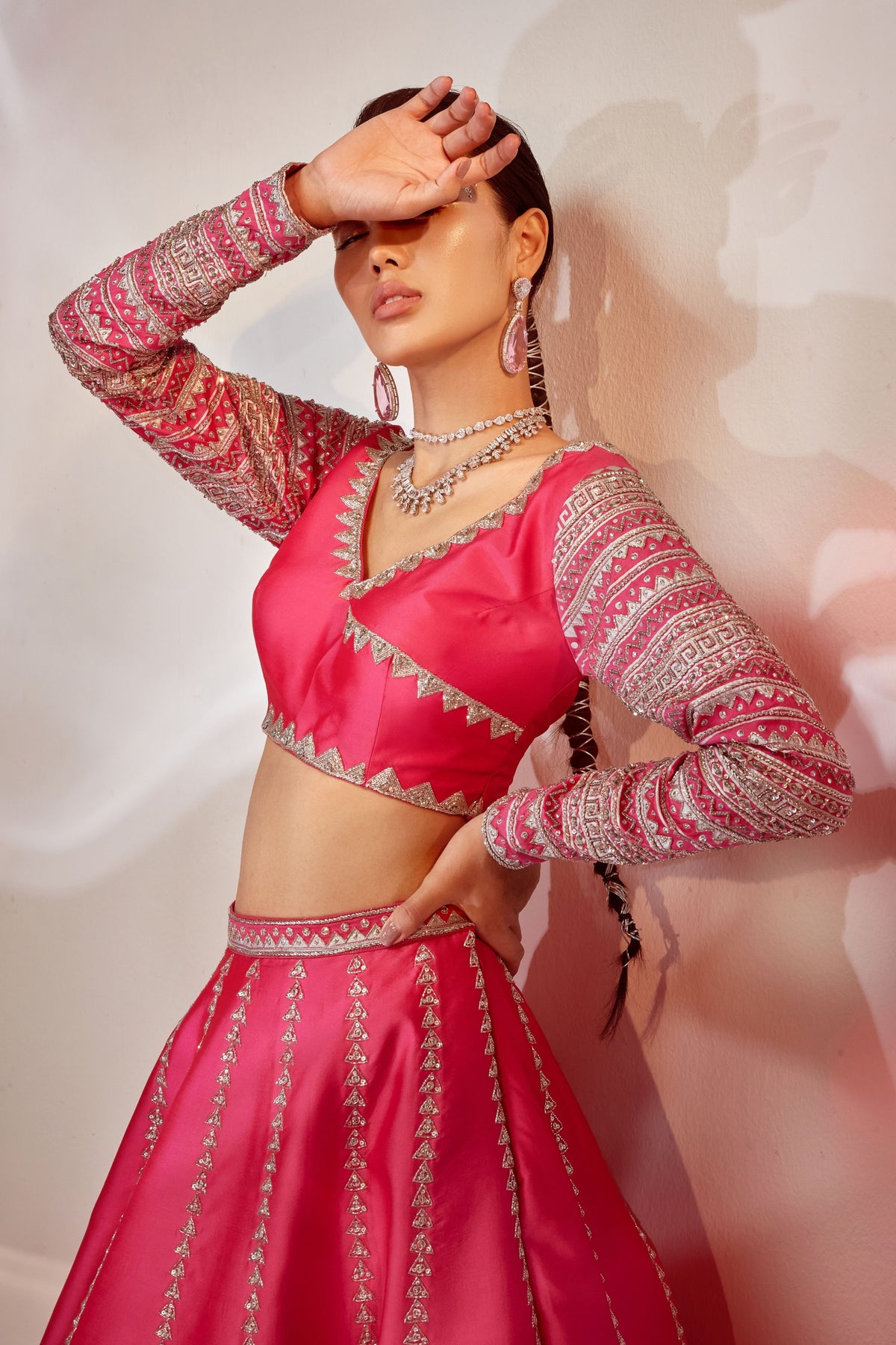 Pink Lehenga Set