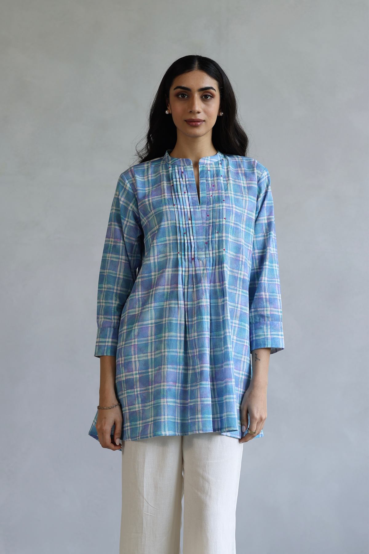 Blue Meraki Tunic