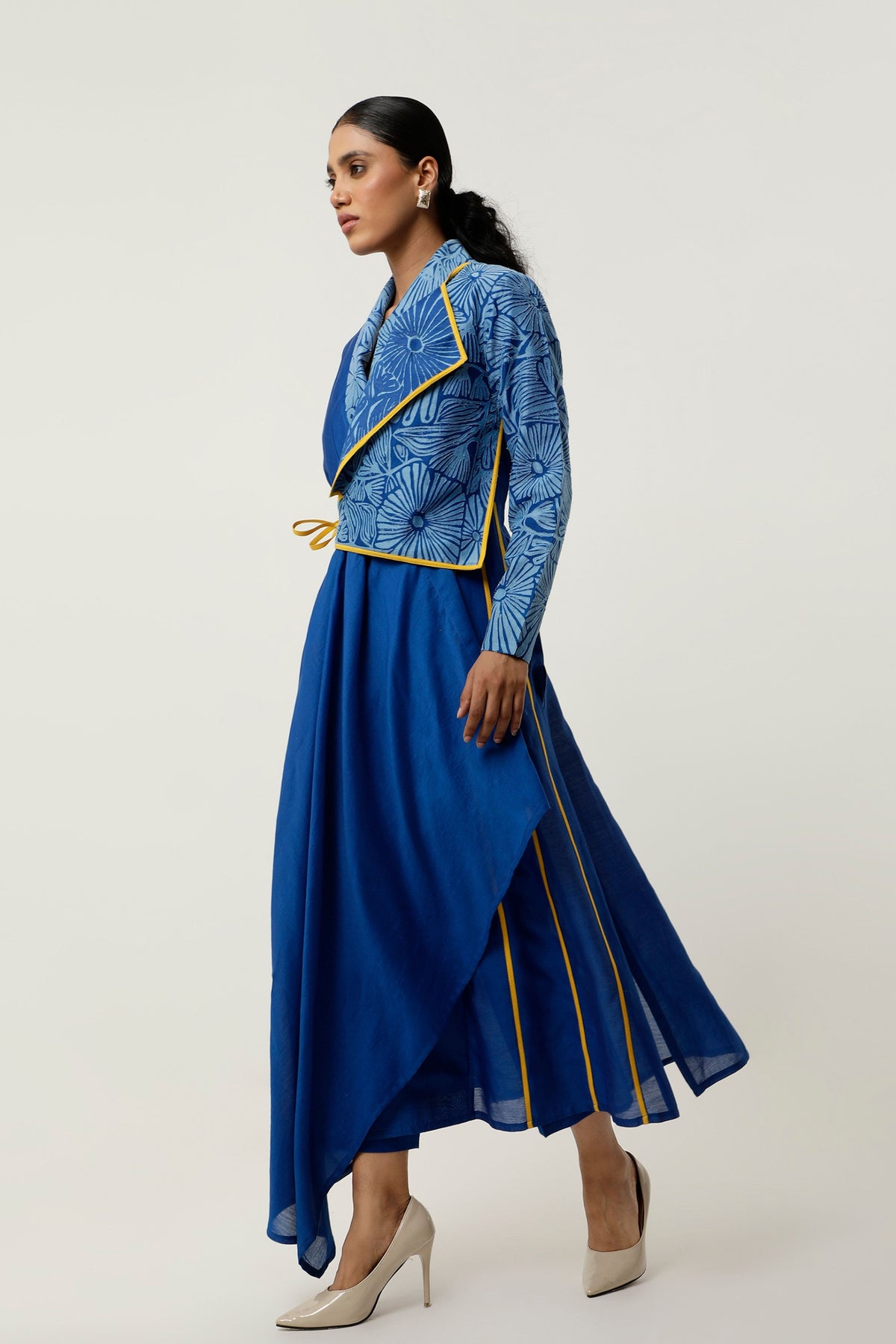 Blue Asymmetrical Co-ord Set