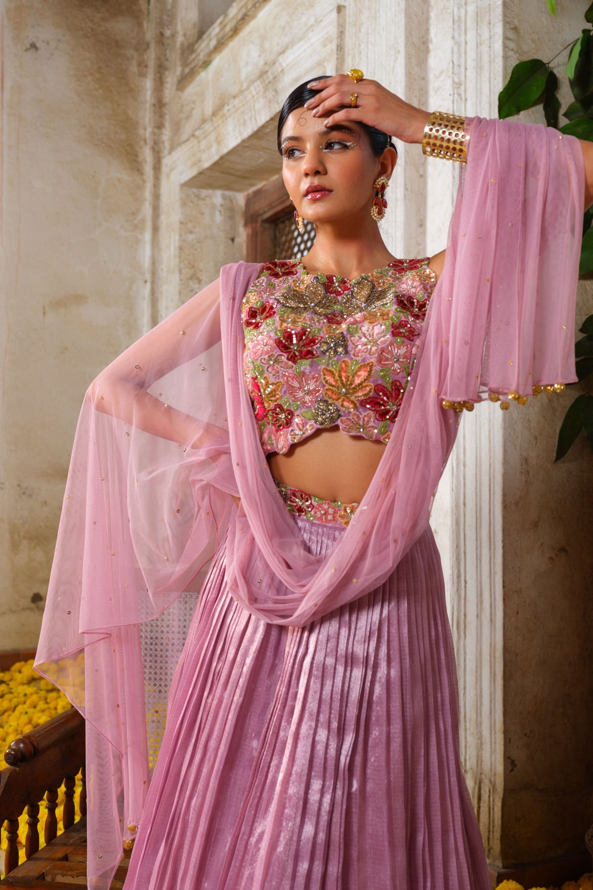 Tara Gulaal Lehenga Set