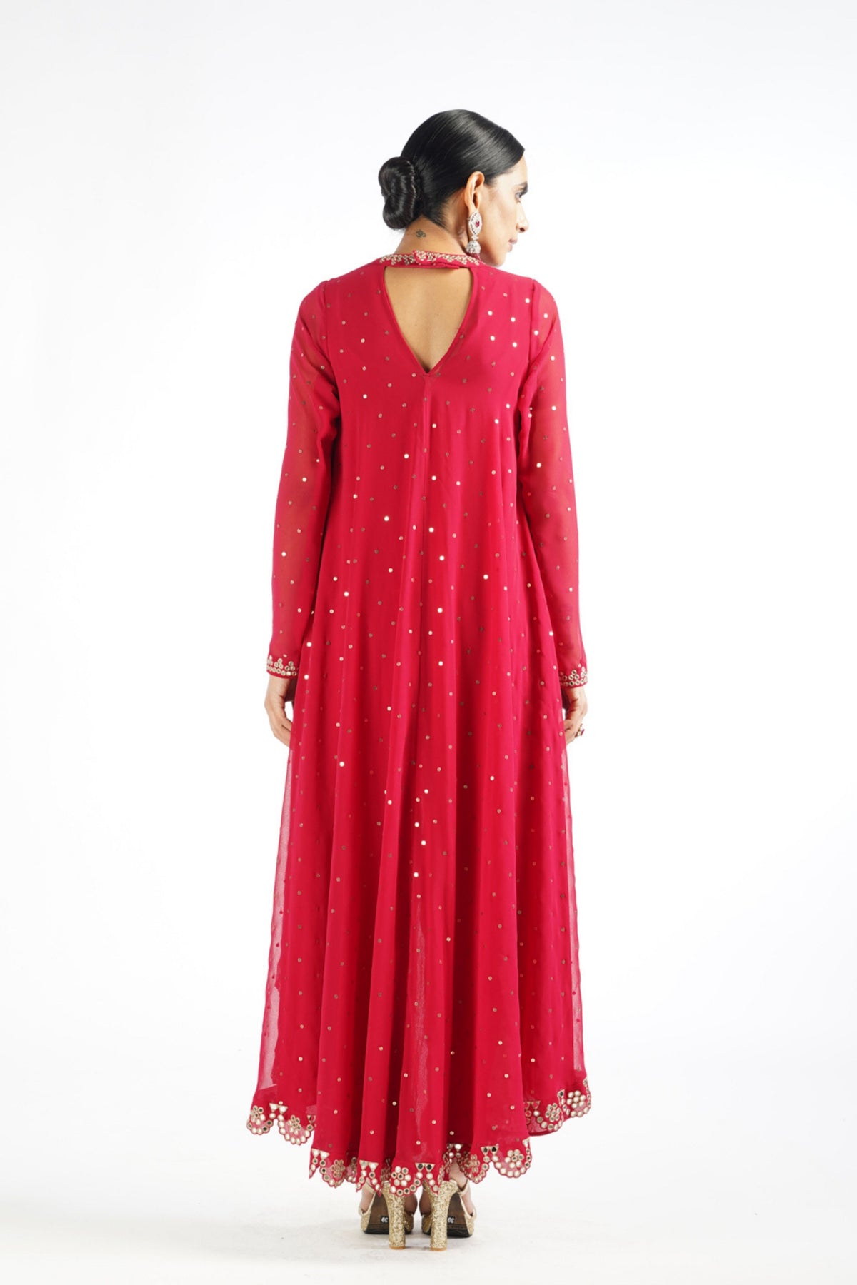 Crimson Red Kurta Set