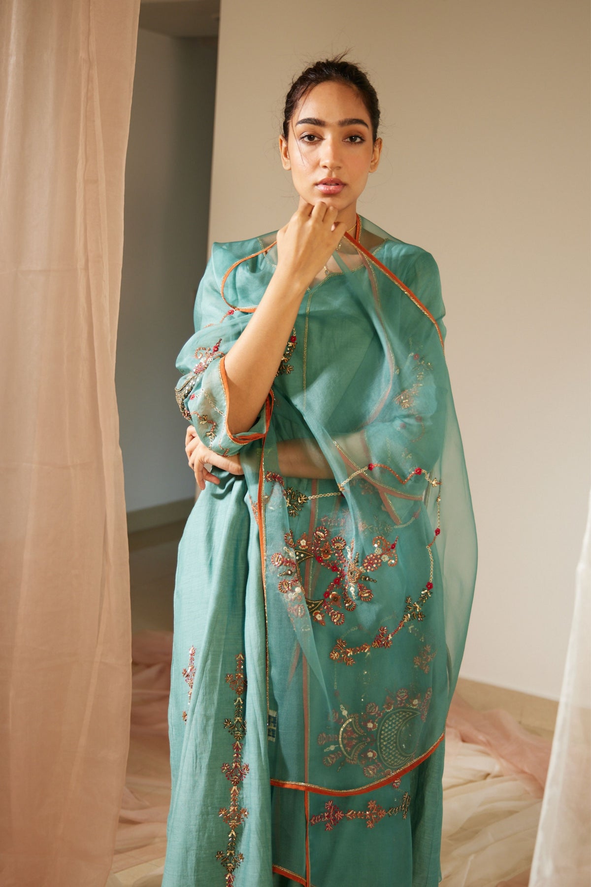 Blue Vrinda Dupatta