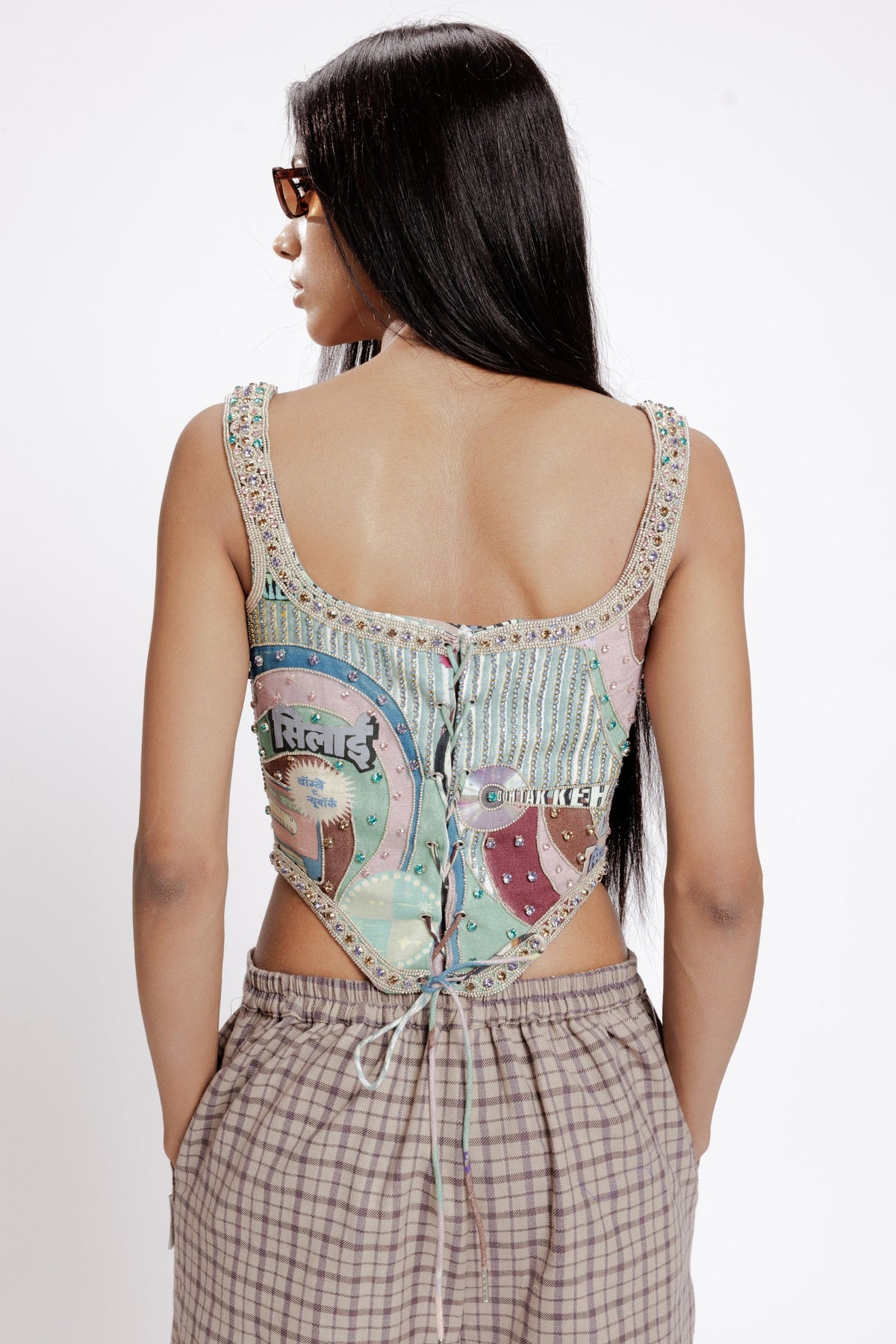 Filmy Embroidered Corset