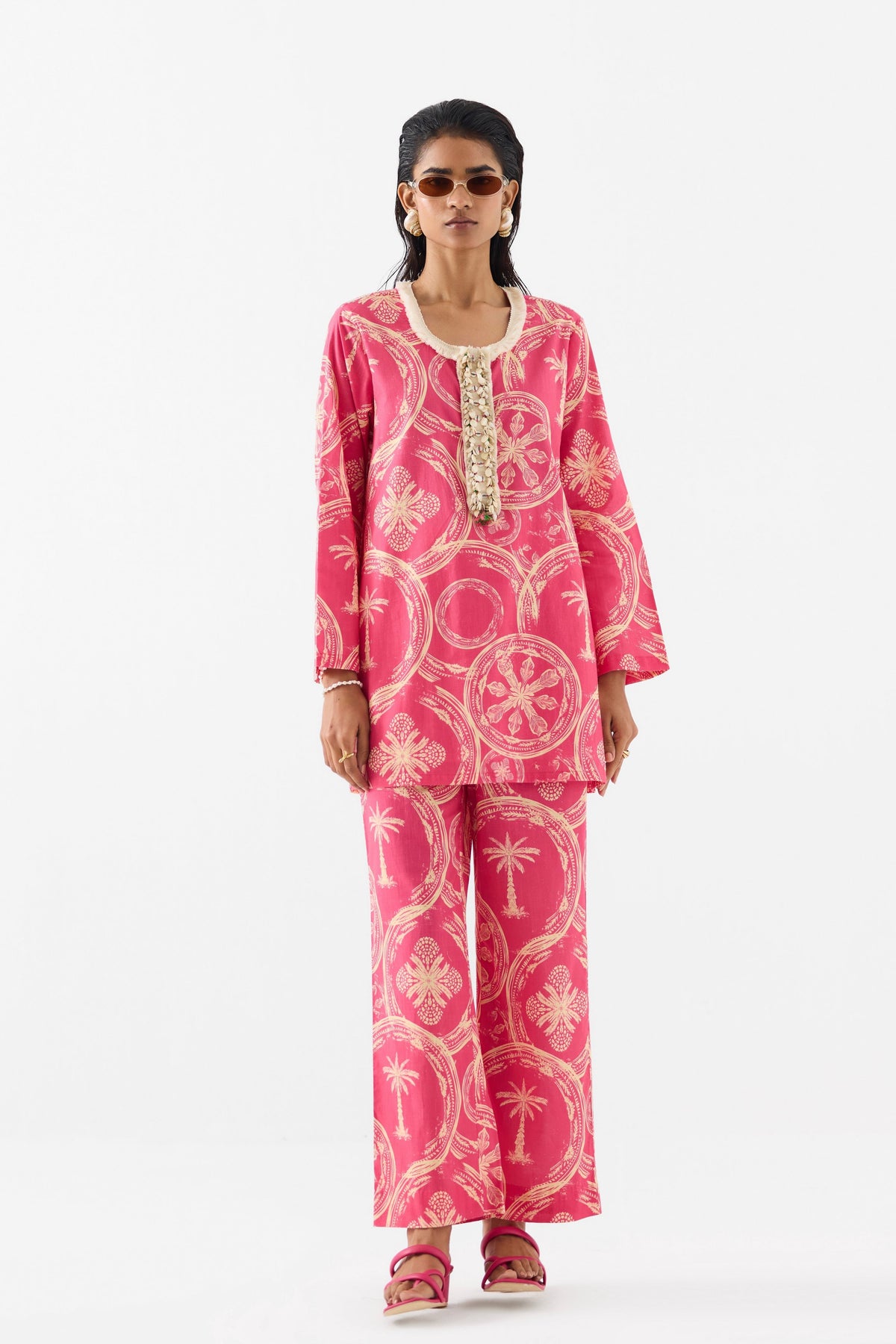 Areca Palm Pink Co-ord Set