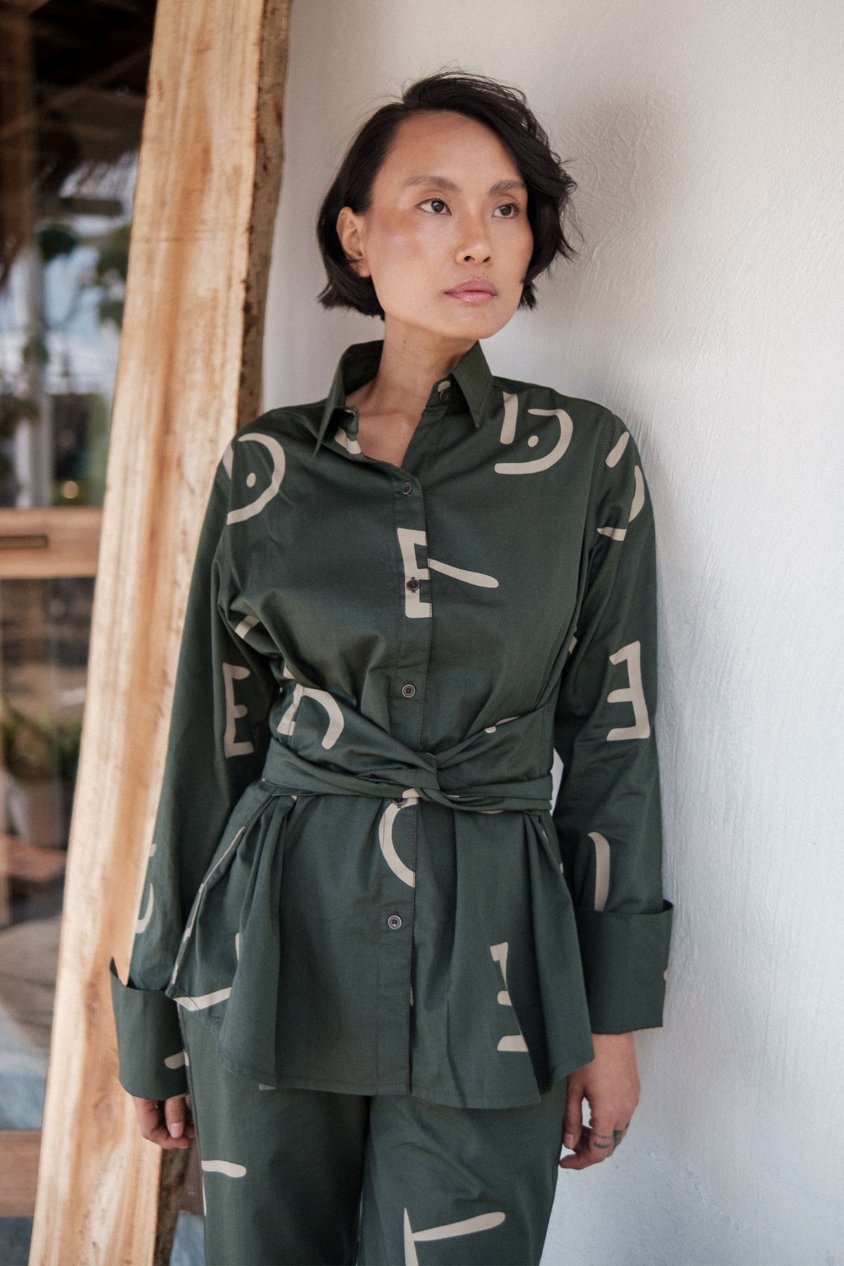 Green Line Nara Knot Shirt