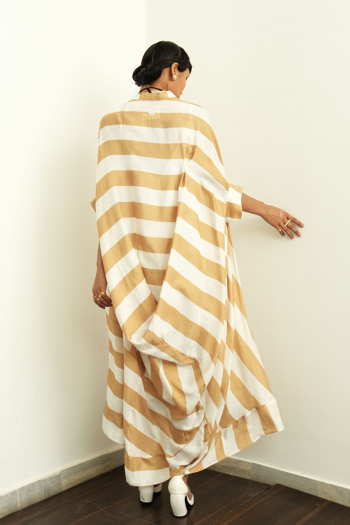 Mangol Drape Dress