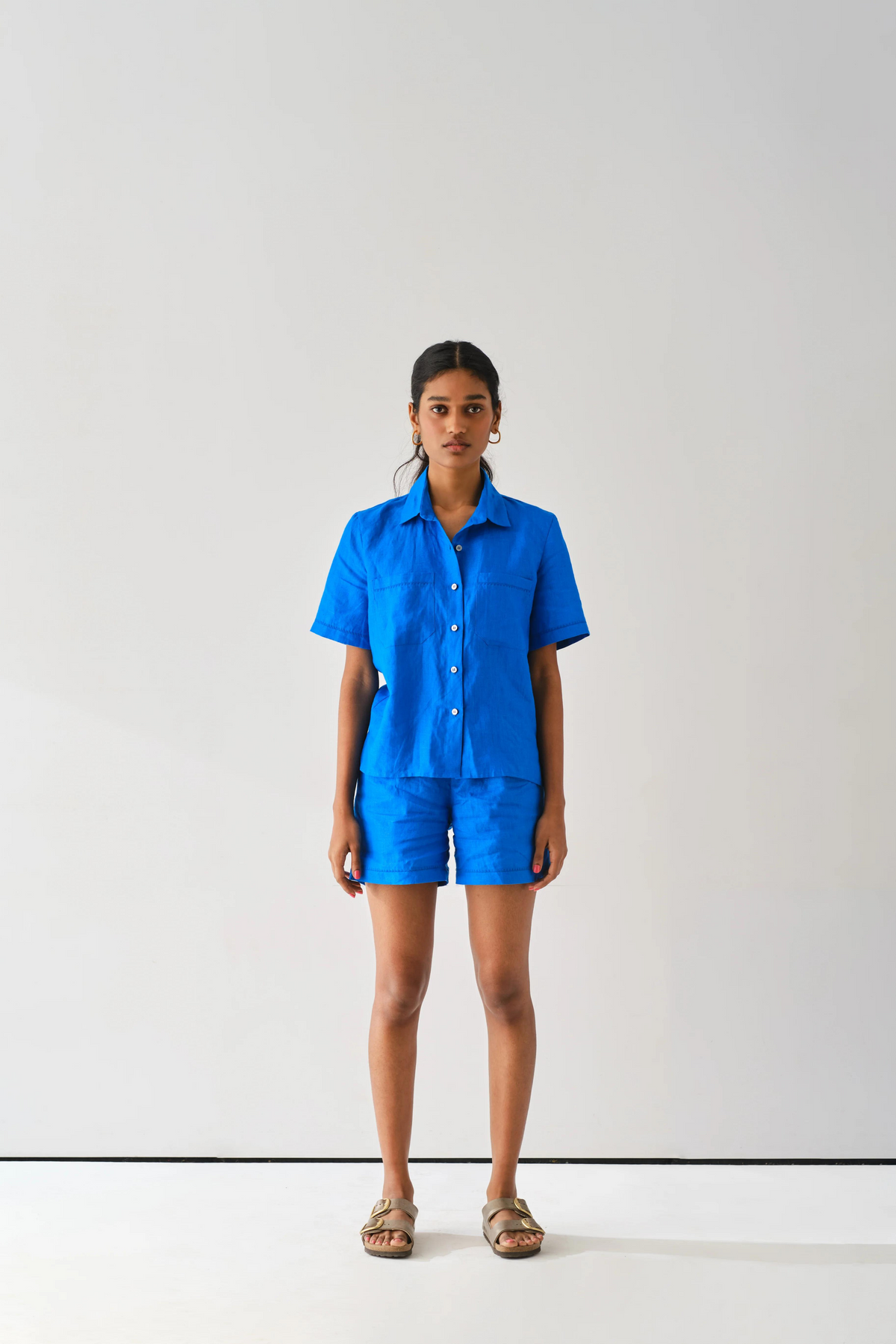 Mahi Linen Boxy Shirt