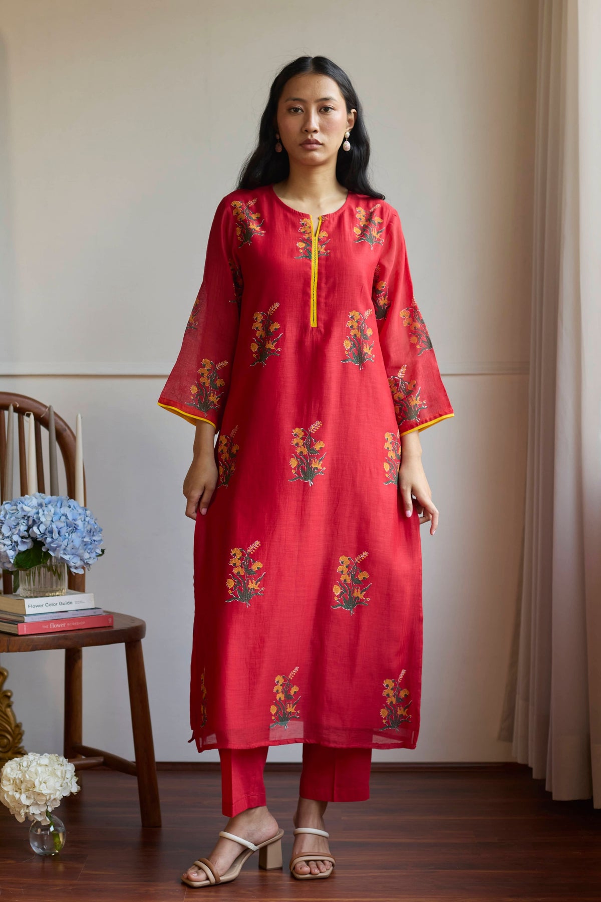 Scarlet Kurta Set