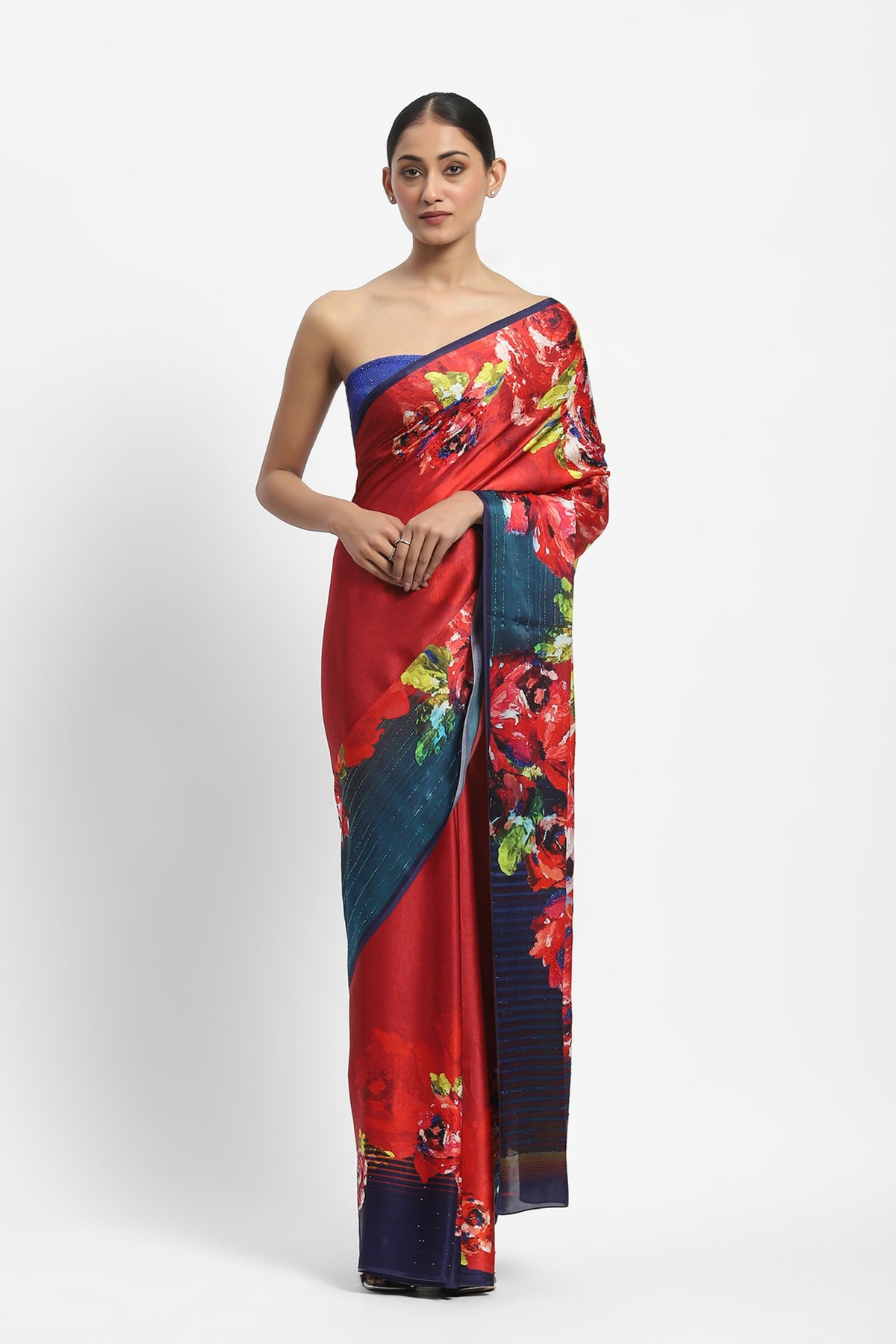 Summer Dragon Embelished Saree