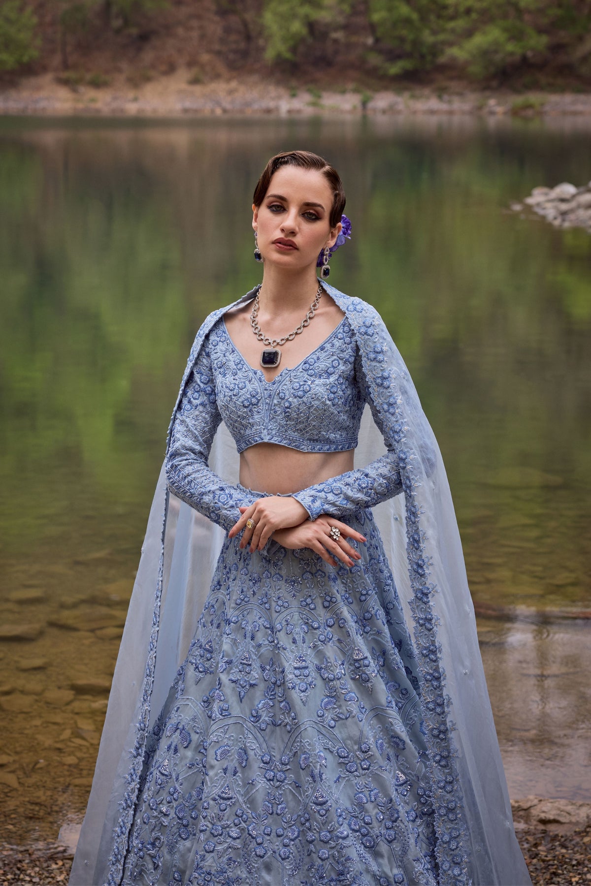 Sky Soiree Lehenga Set