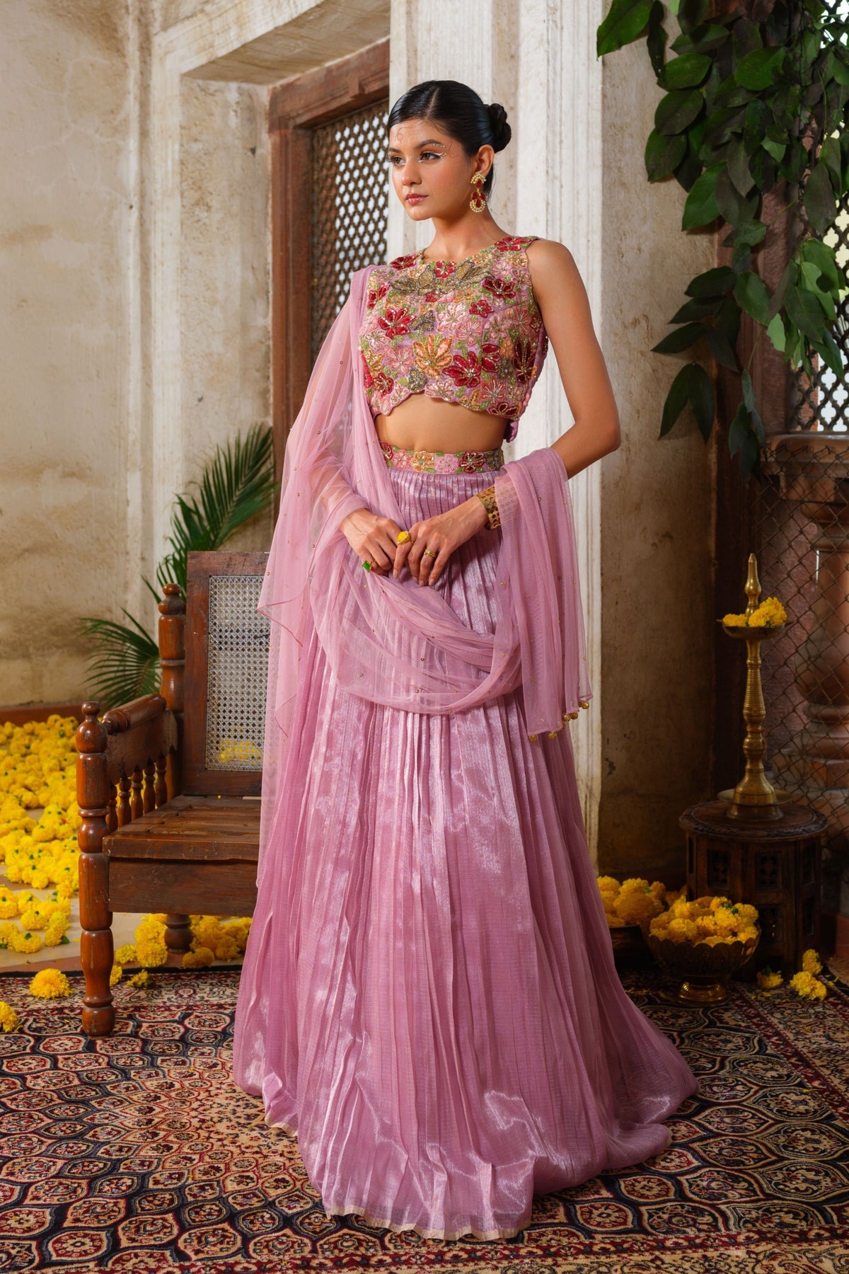 Tara Gulaal Lehenga Set