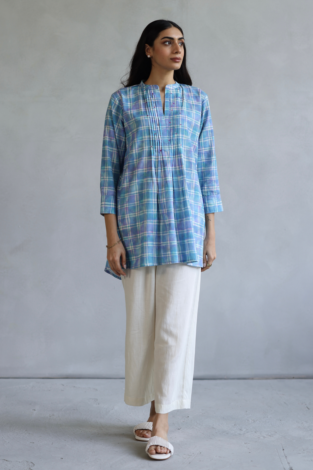 Blue Meraki Tunic