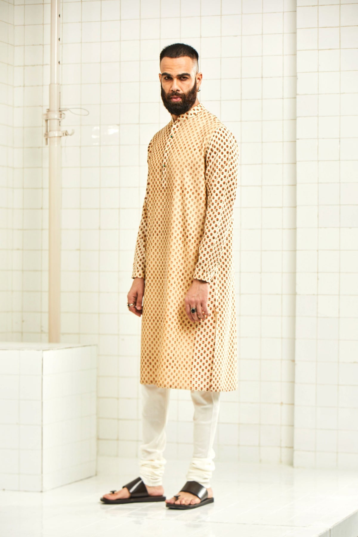 Chhitroli Pintuck Kurta Set